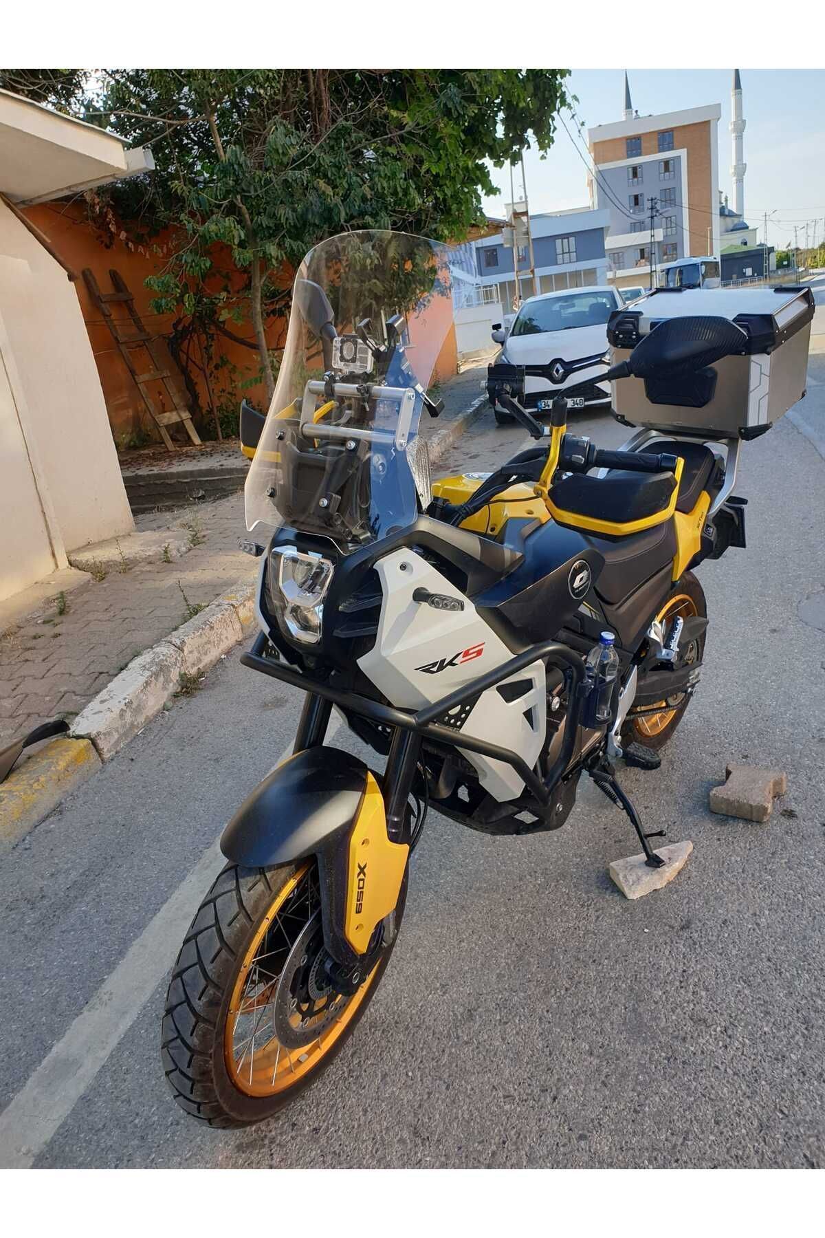 RKS SVT 650 X Siperlik Ön Cam 2023-2025 Model 50cm Şeffaf Renkli 4mm UZUN CAM