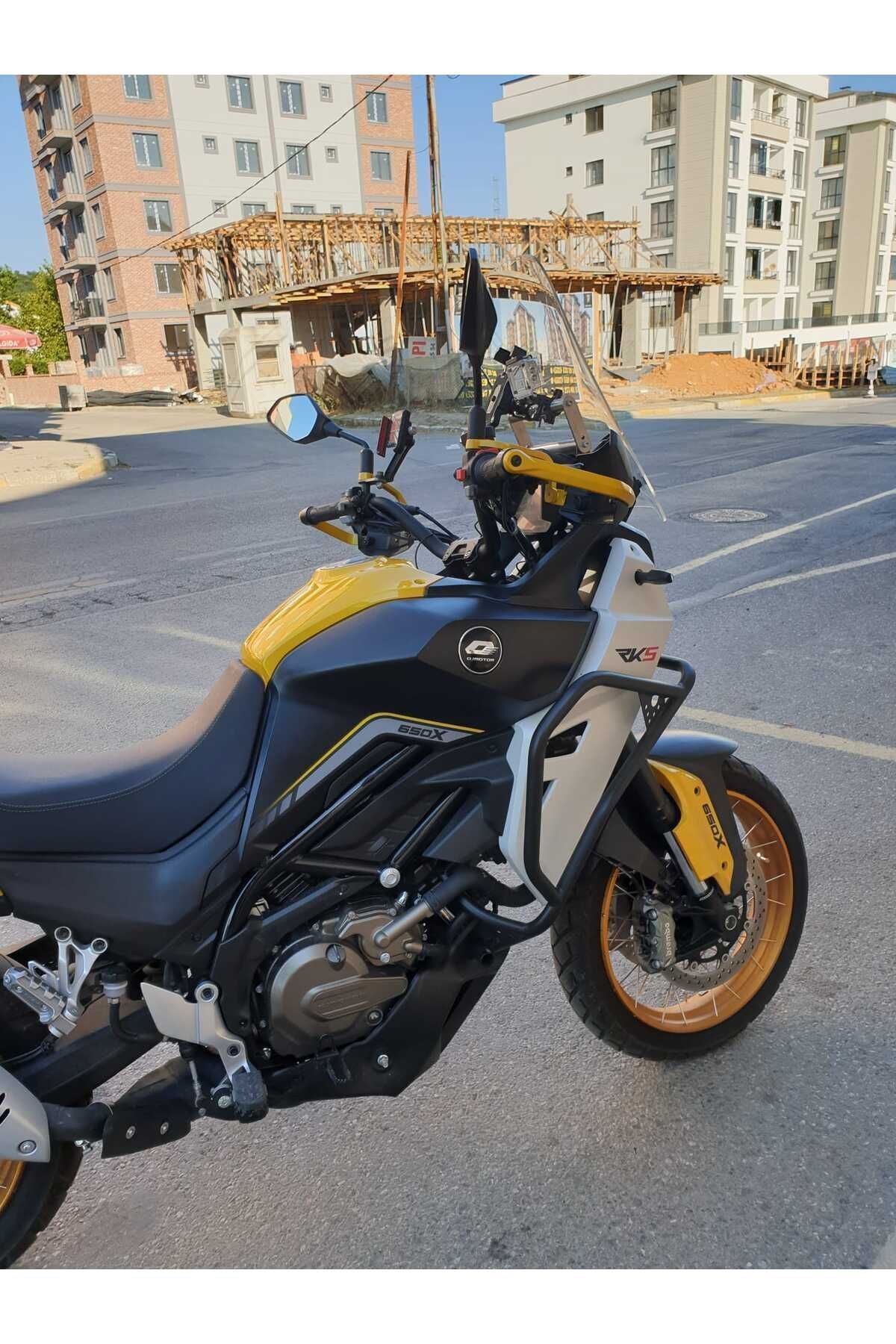RKS SVT 650 X Siperlik Ön Cam 2023-2025 Model 50cm Şeffaf Renkli 4mm UZUN CAM