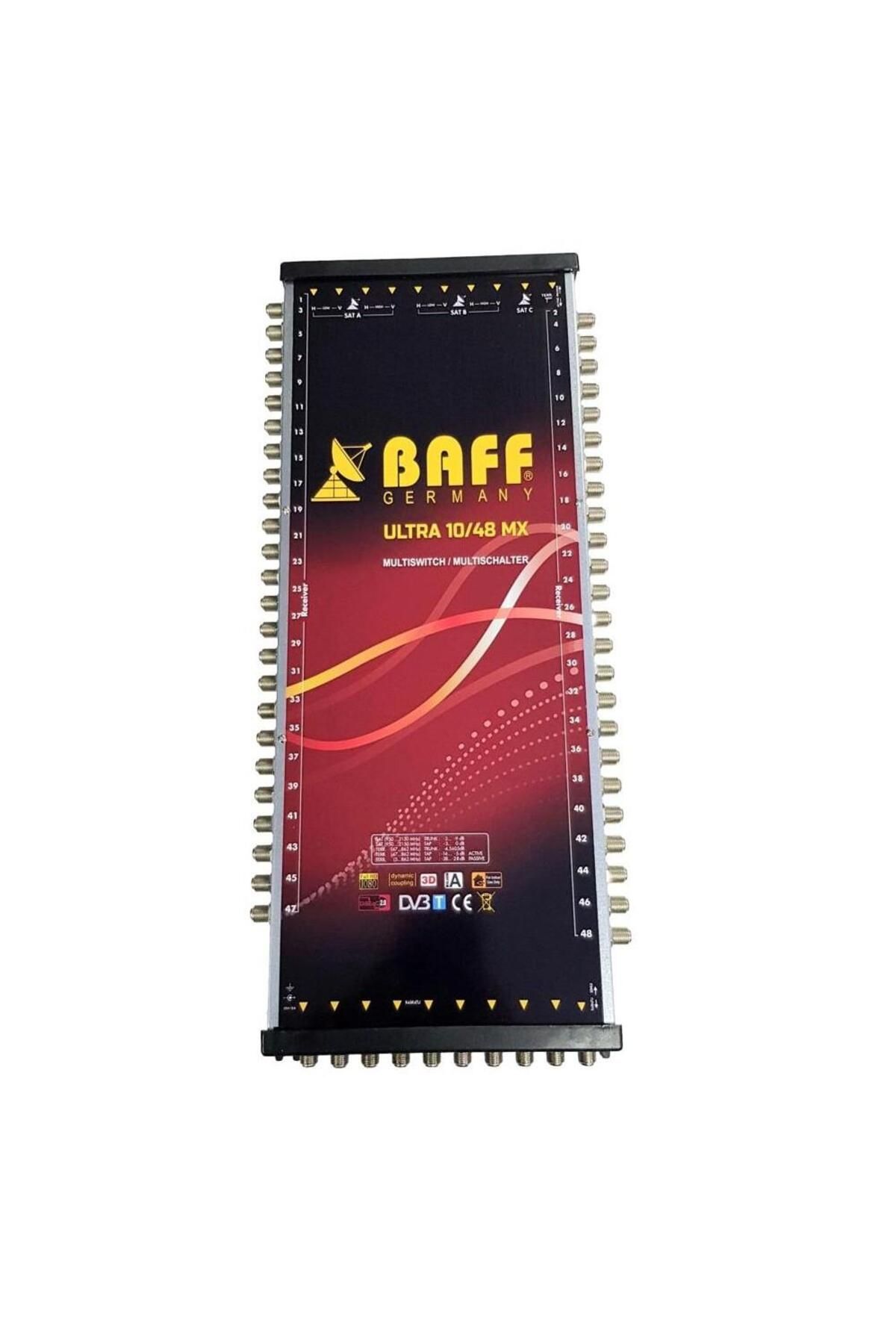 Baff 10/48 - 3uydu Girişli 48çıkışlı Uydu Santrali Multiswitch