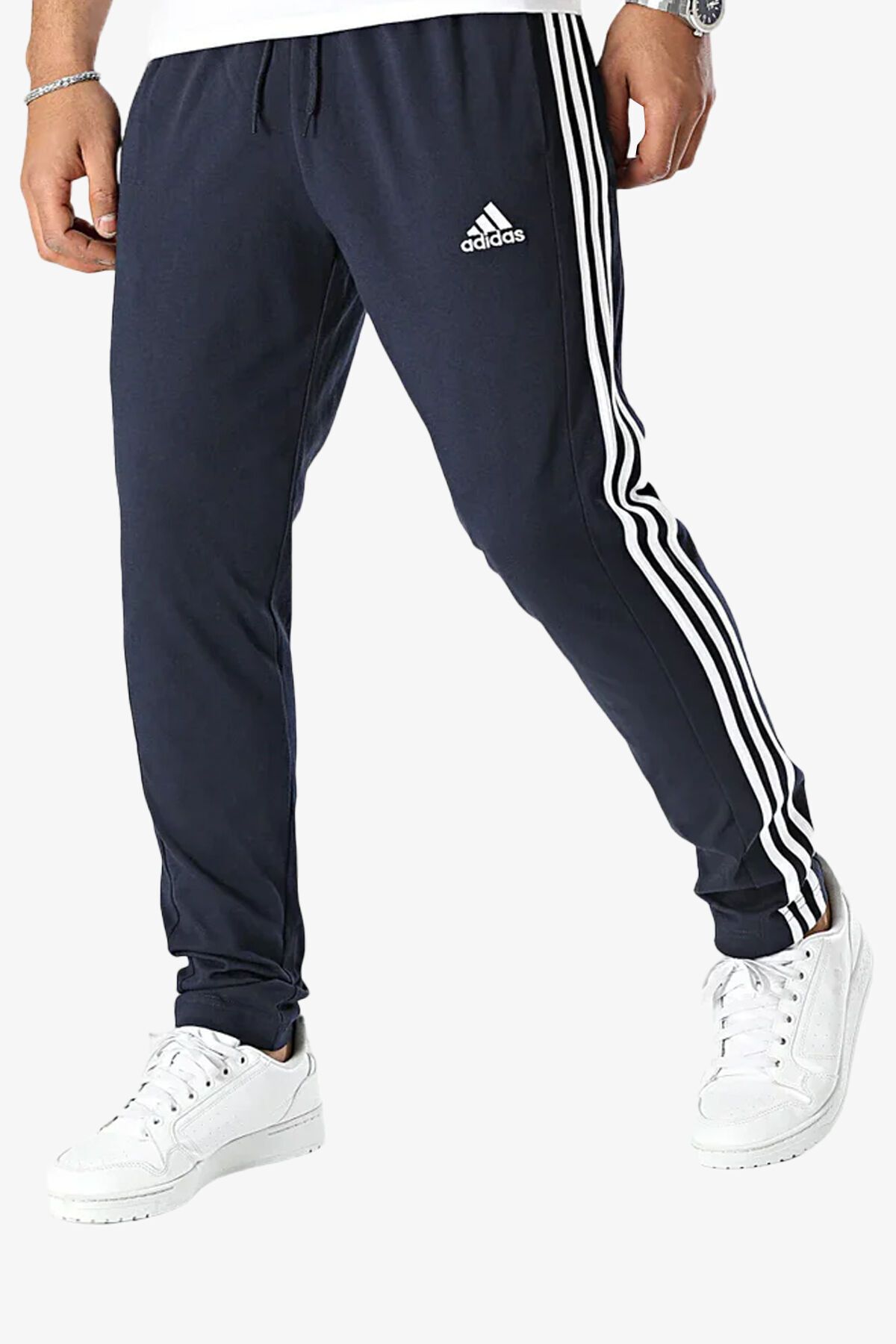adidas Men s Navy Blue Sweatpants m 3S Sj to Pt Ic0045 Trendyol