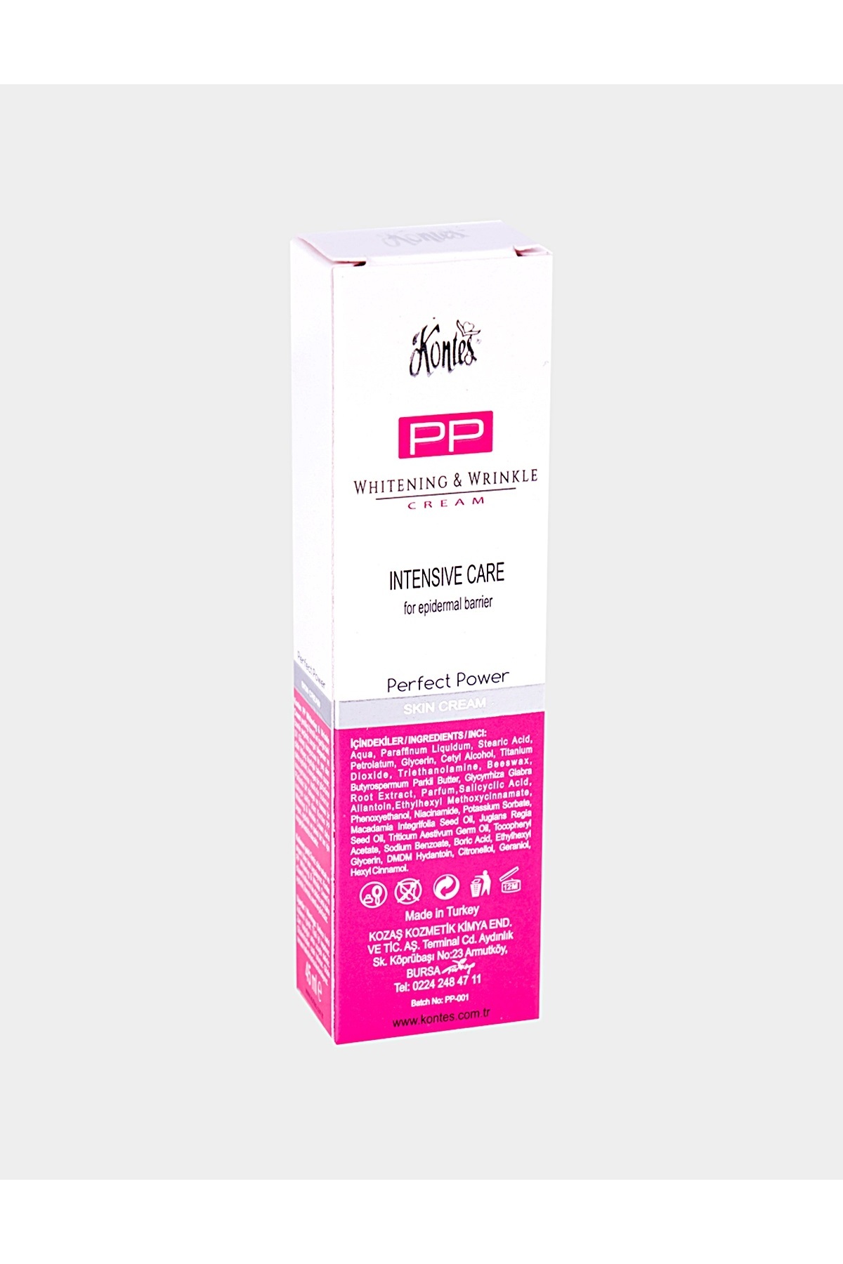 کرم ضد چروک سفید کننده PP، کرم ضد آفتاب و ضد چروک — سفید SDKONTESPP004651 — تصویر 5 از 7