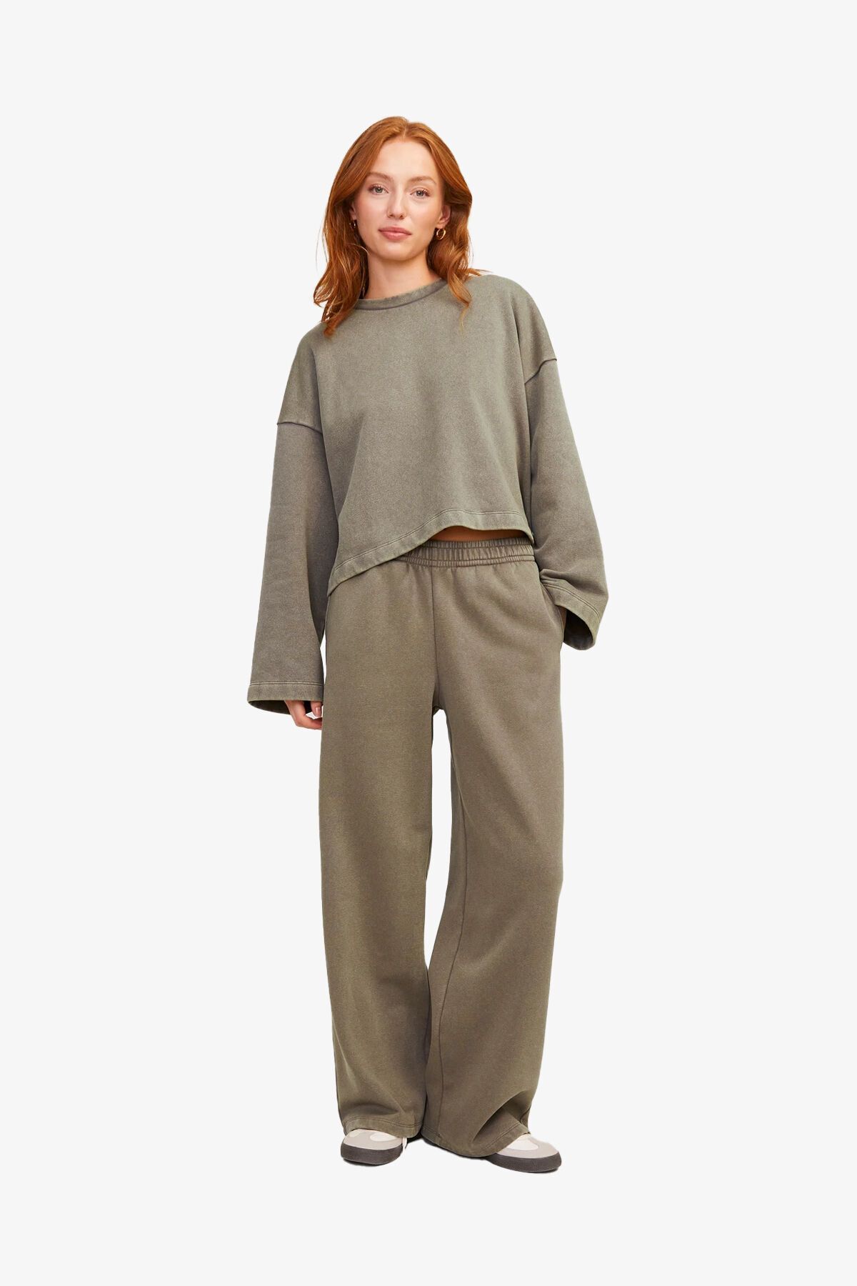 JJXX-Jxelizabeth Loose Women's Brown Sweatshirt 12263614 -Morel 2
