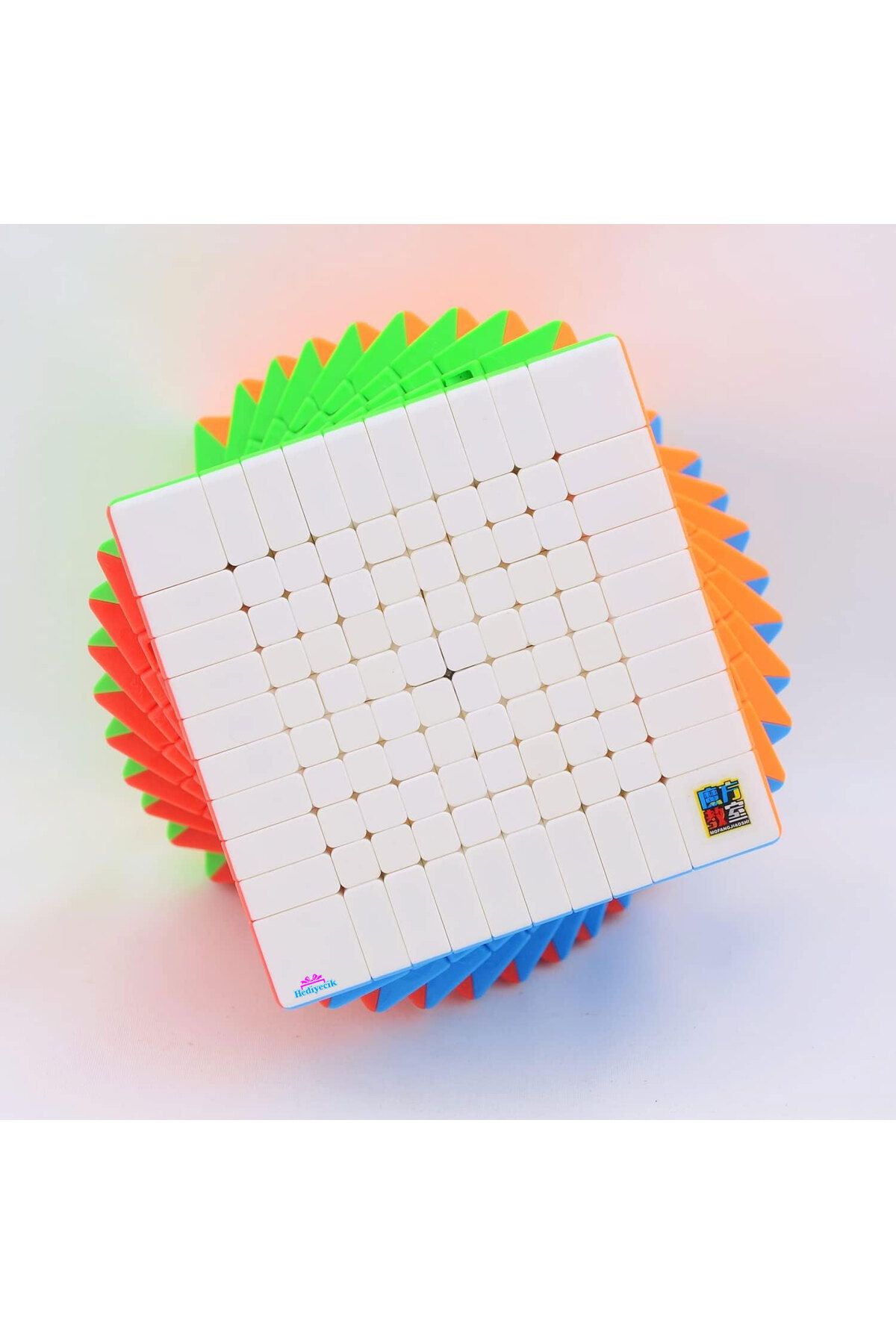 hediyecik-Moyu Meilong 10X10 - Intelligence and Intelligence Cube Rubik Speed Cube 3