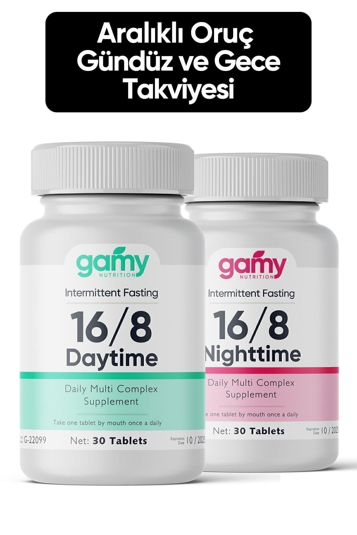 gamy-16/8 Intermittent Posture Day & Night 30+30 Tb. 1