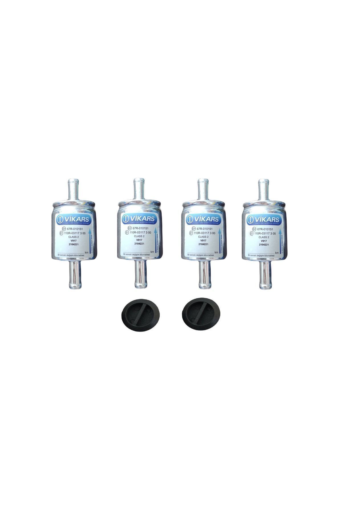 VİKARS Lpg Filtre 4 Adet- Atiker-akl-tartarini-cangas-mimgas-zavoli Uyumlu Gaz Filtre
