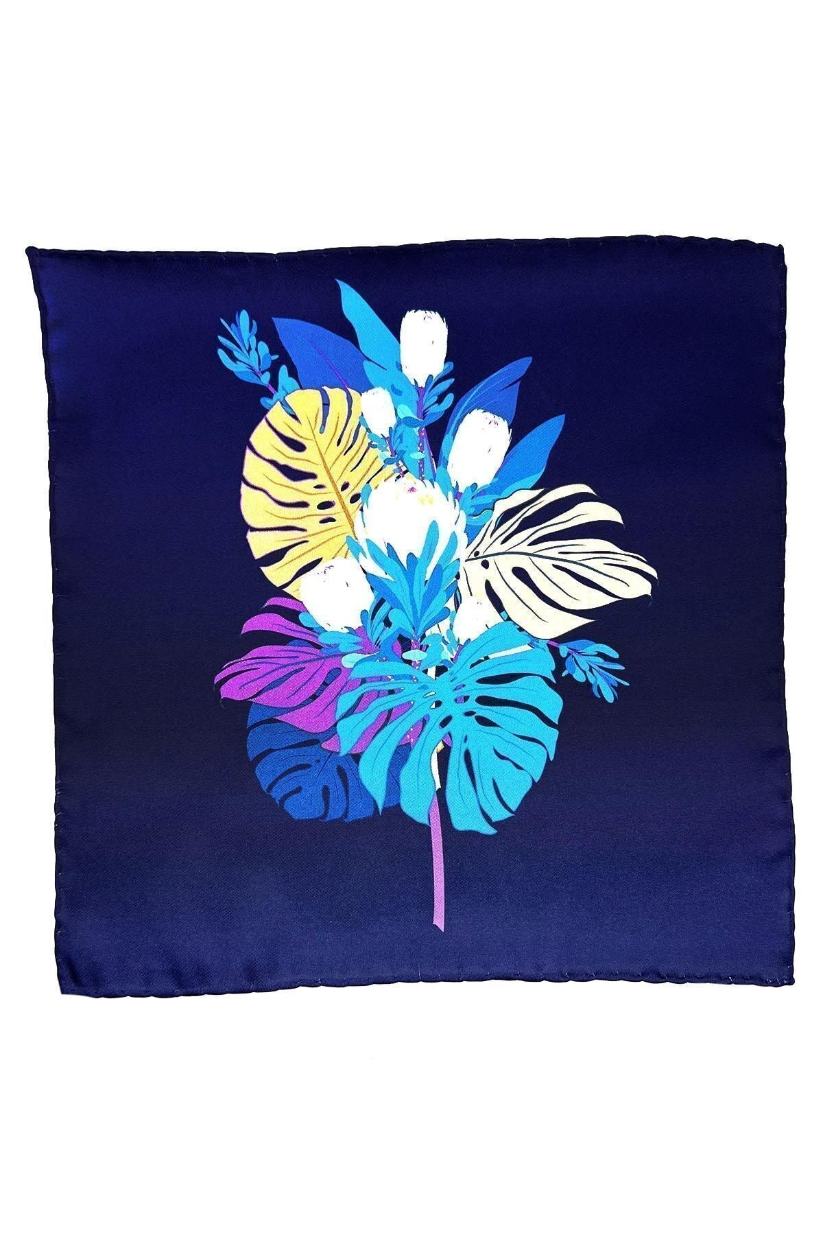  دستمال جیبی مردانه طرح گلدار مجلسی SPS540-10