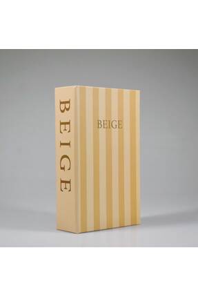4nio BEIGE KİTAP KUTU