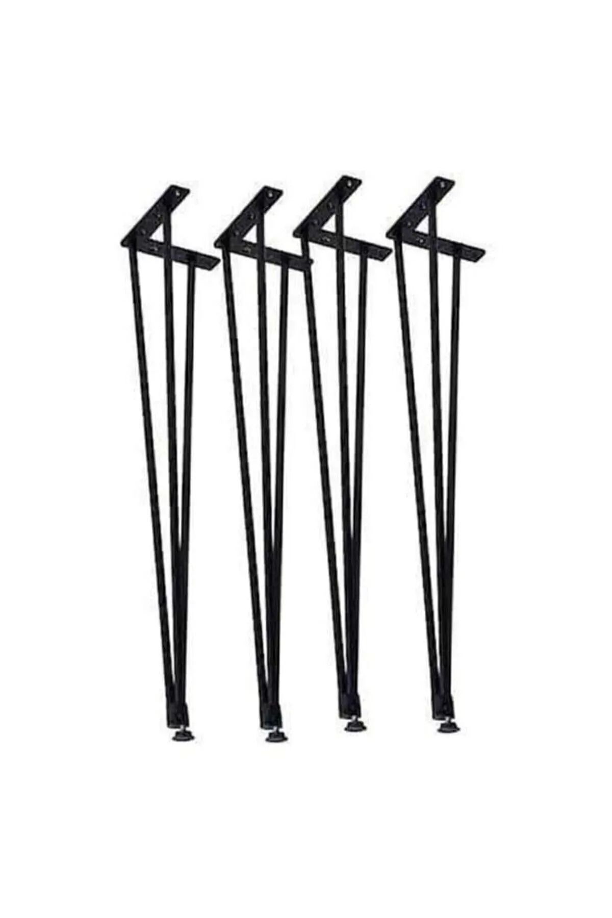 Metal Masa-yemek Masası- Çalışma Masası Ayağı 4 Adet Ayak 72 Cm Mobilya Ayağı