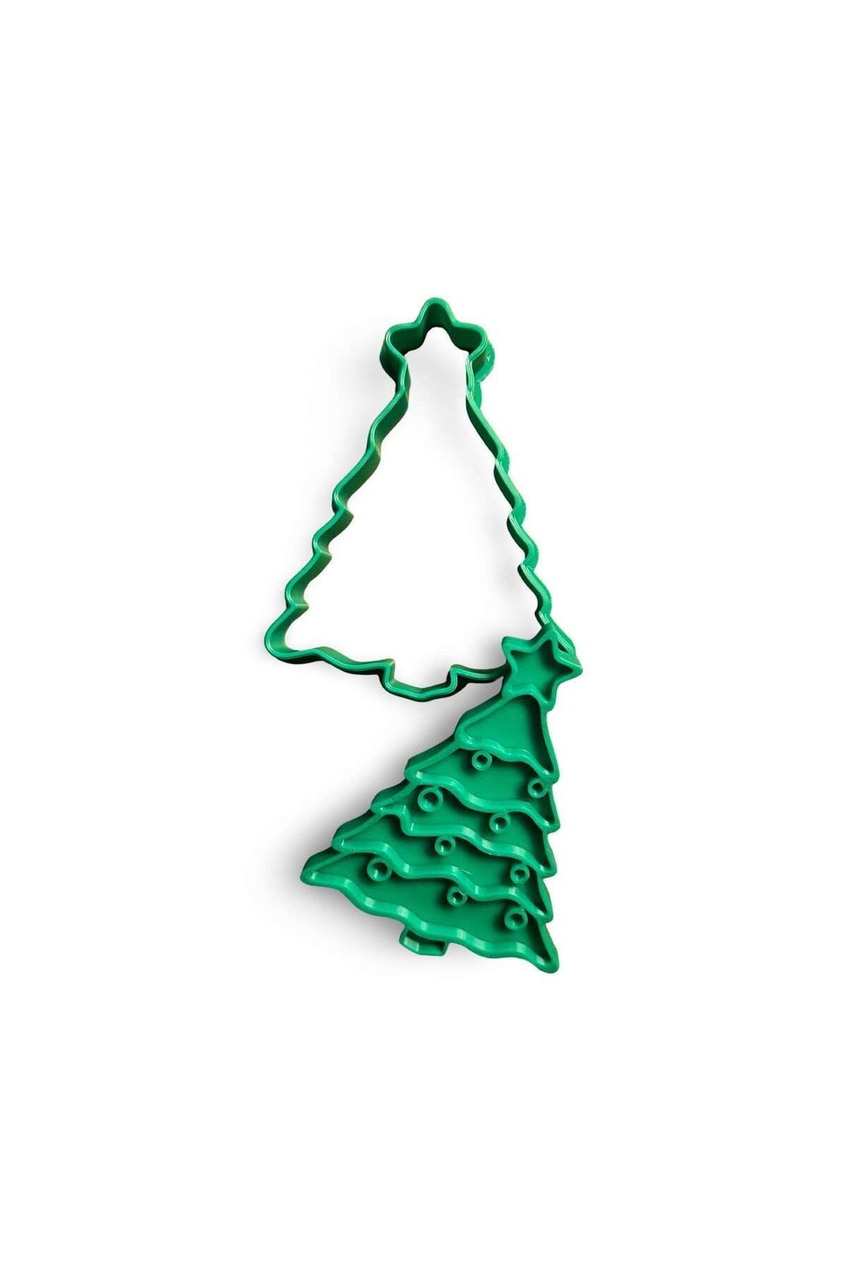 CookieBeastCut-8 cm Pine Tree Cookie Stamp and Cutter 3