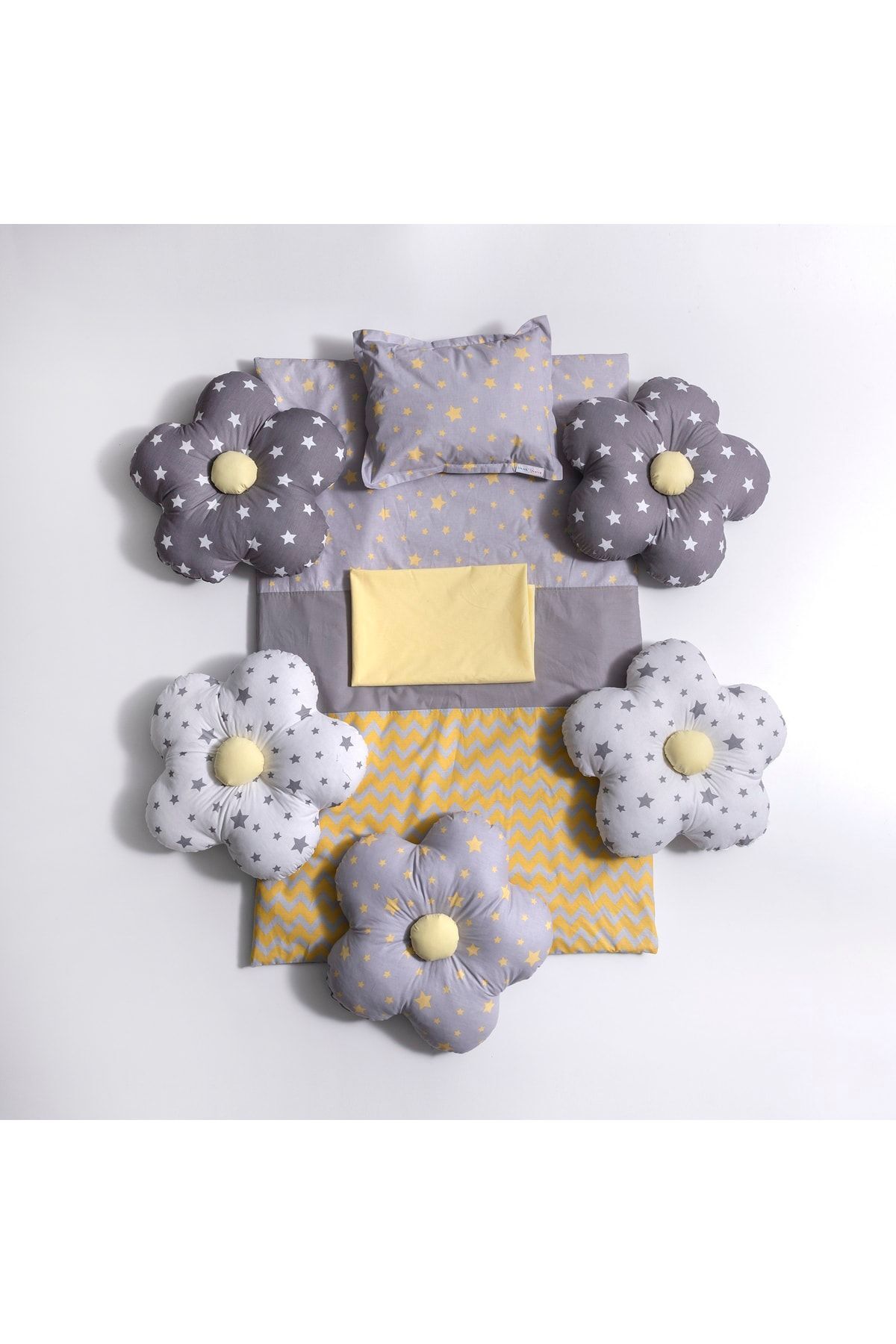 Mini Baby Bebek Uyku Seti 60x120 Astel Sarı 11 Parça fotoğrafı 5 (önizleme)