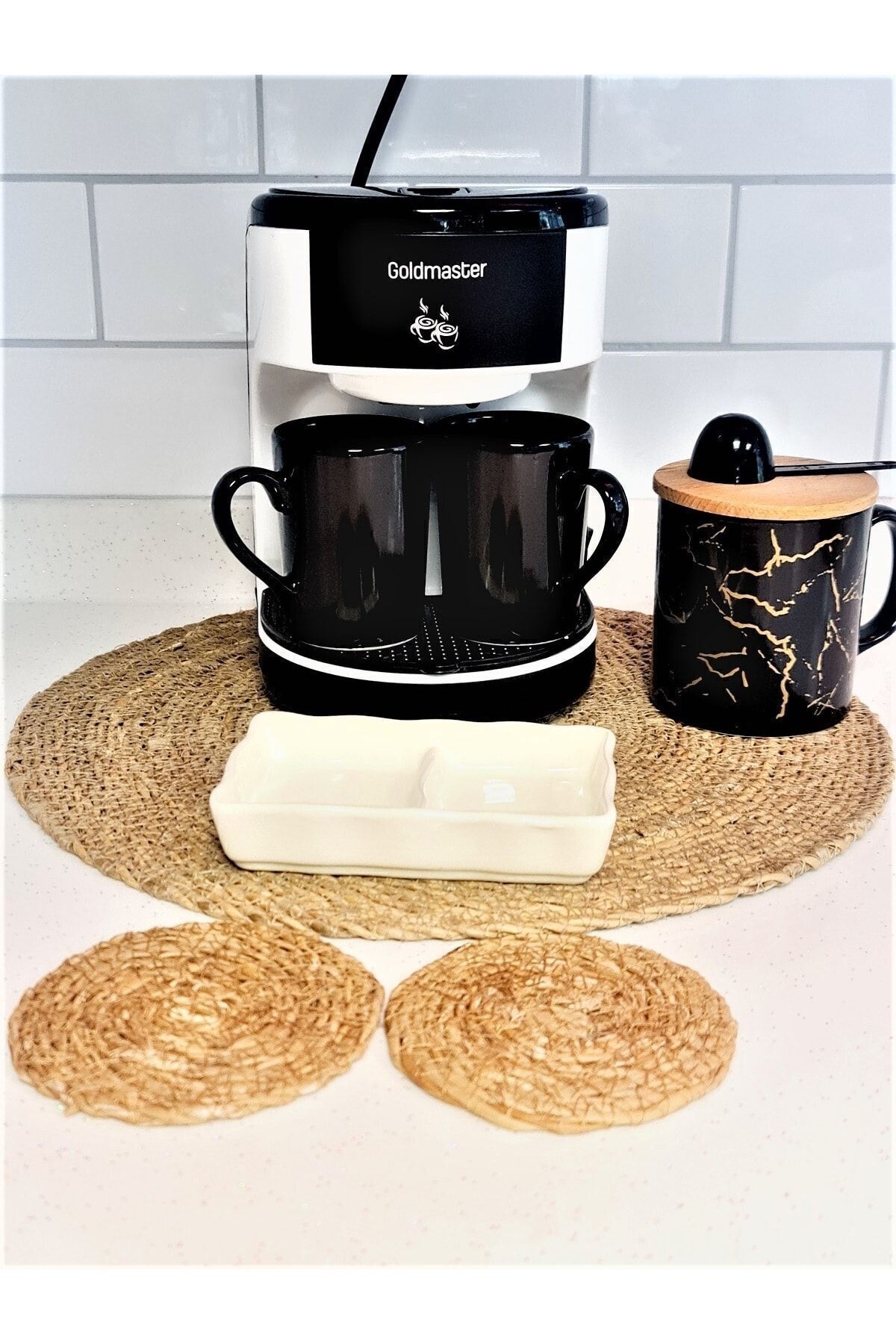 Filtre Kahve Makinası 2 Kişilik Set 9 Parça 5