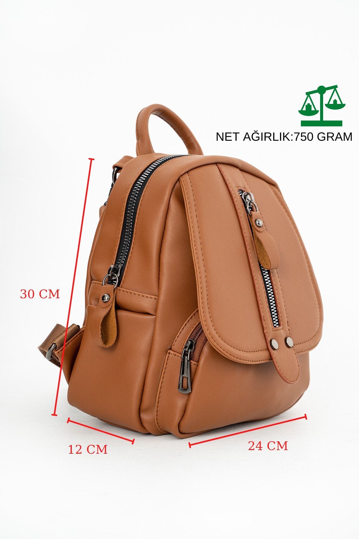 FiONA BAG Kadın Taba Sırt Ve Omuz Çantası Taşıması Kolay Ve Çok Kullanışlı fotoğrafı 5 (önizleme)