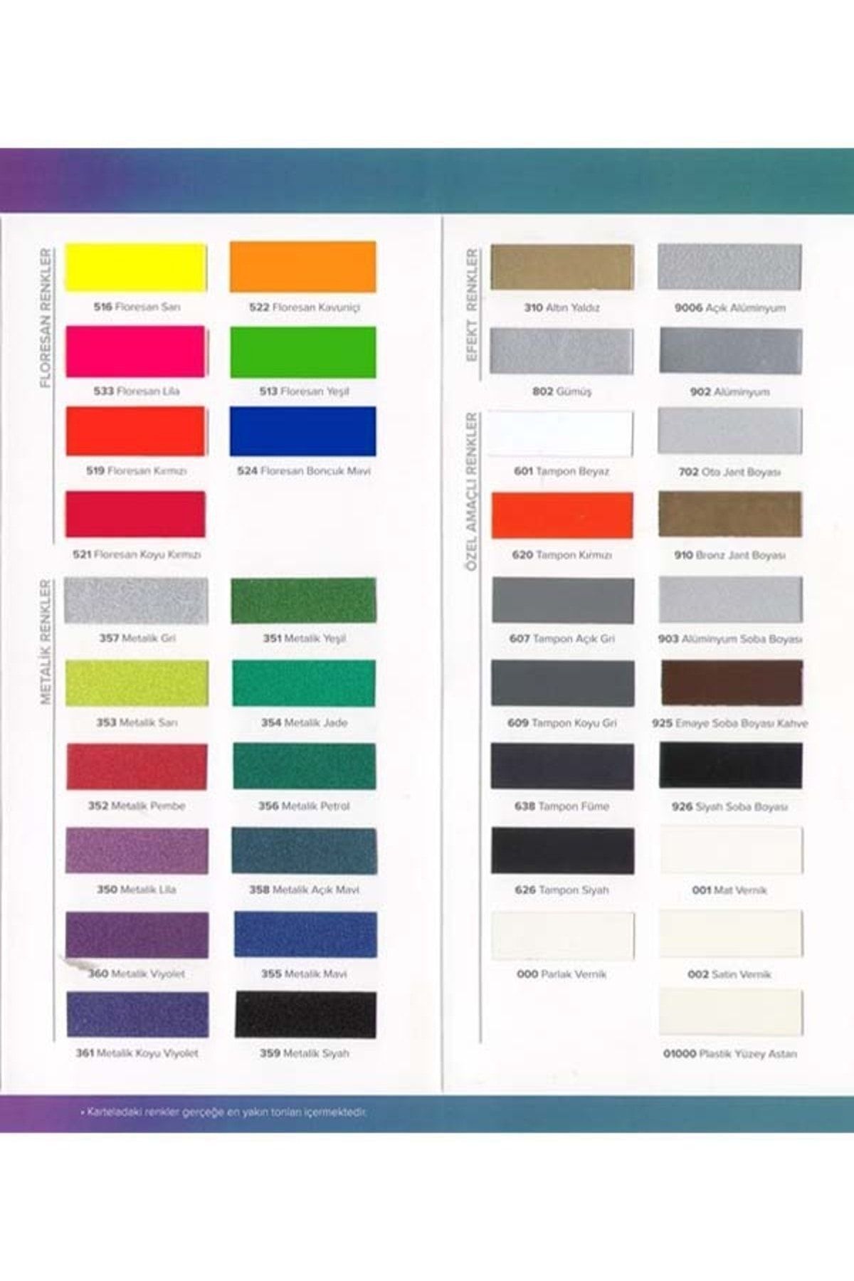 Akçalı Spray Paint Solid Colors