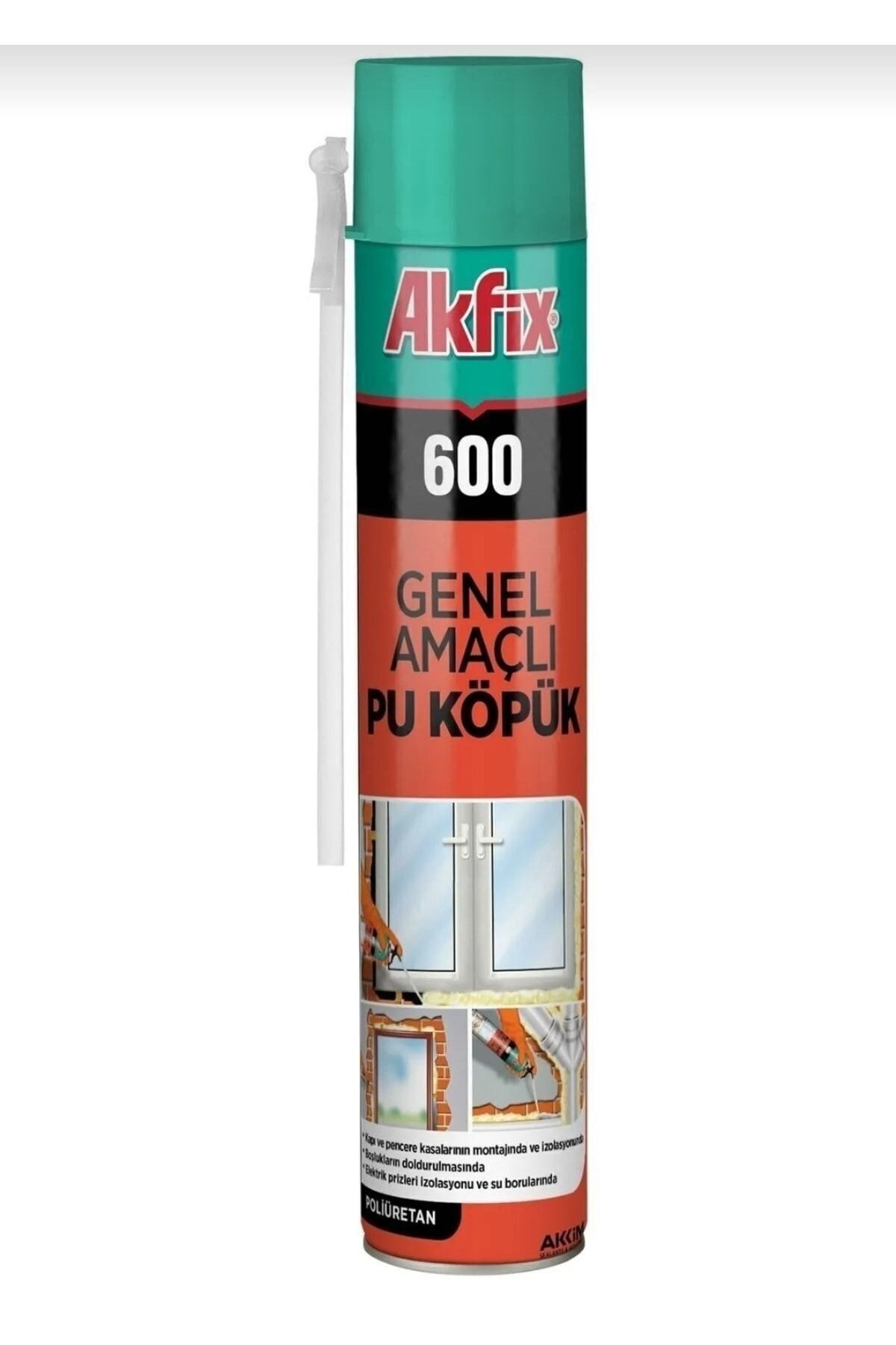 Akfix 600 Genel Amaçlı Pu Köpük 750ml/600gr - Fiyatı, Yorumları
