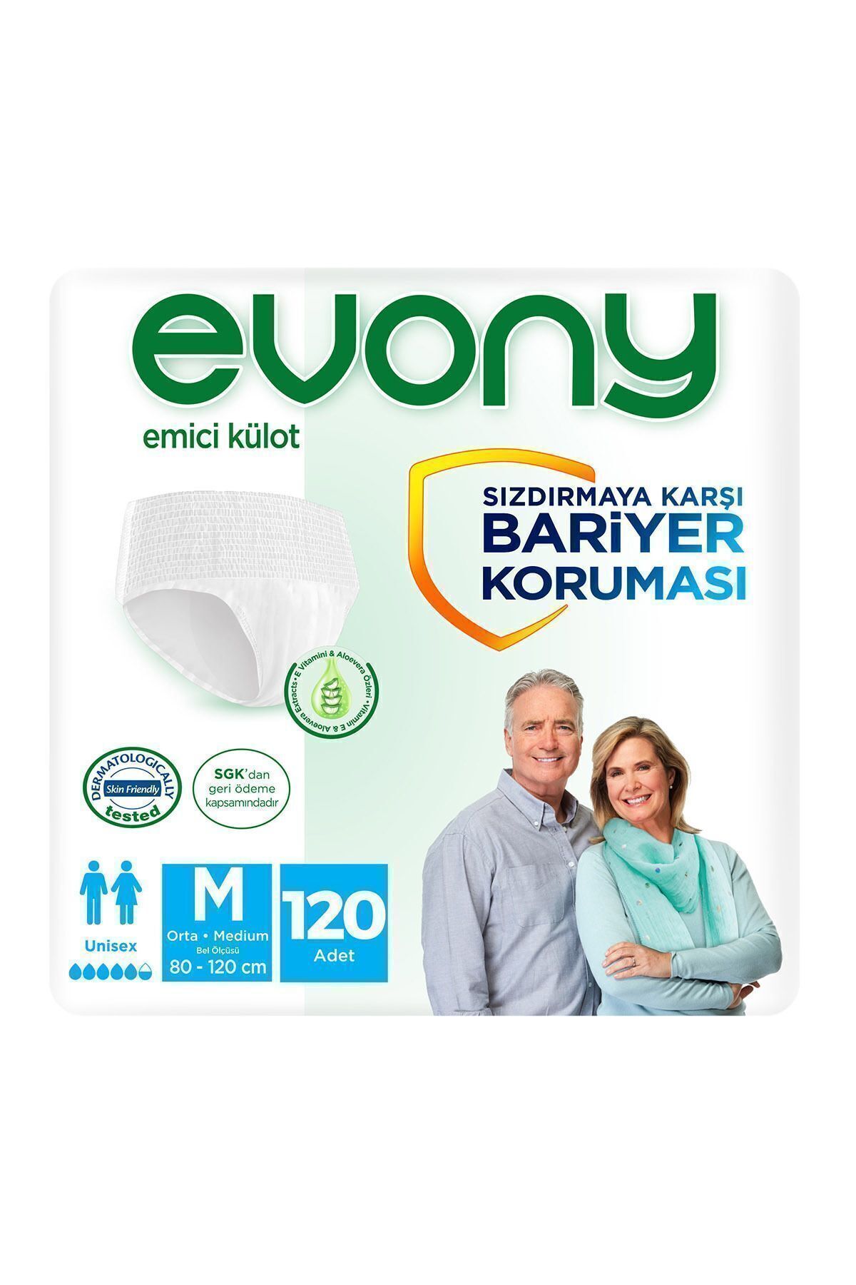 Evony Emici Külot Orta Boy(M) 30'lu (120 Adet)