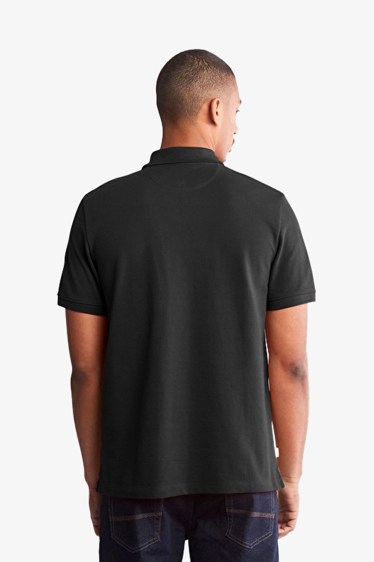 تی شرت یقه پولو مشکی مردانه Ss Millers River Pique Polo TB0A26N4001 Timberland