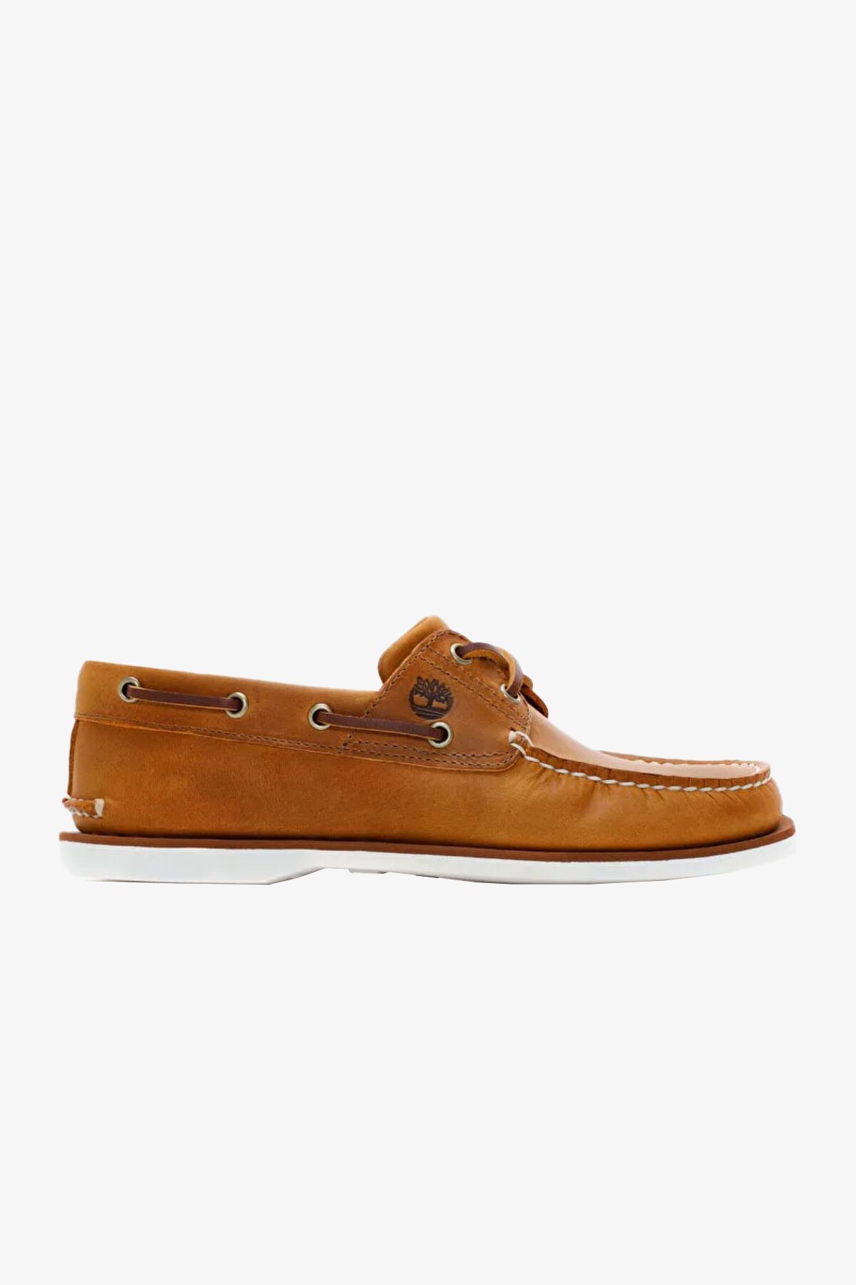 Timberland tan boat shoes top