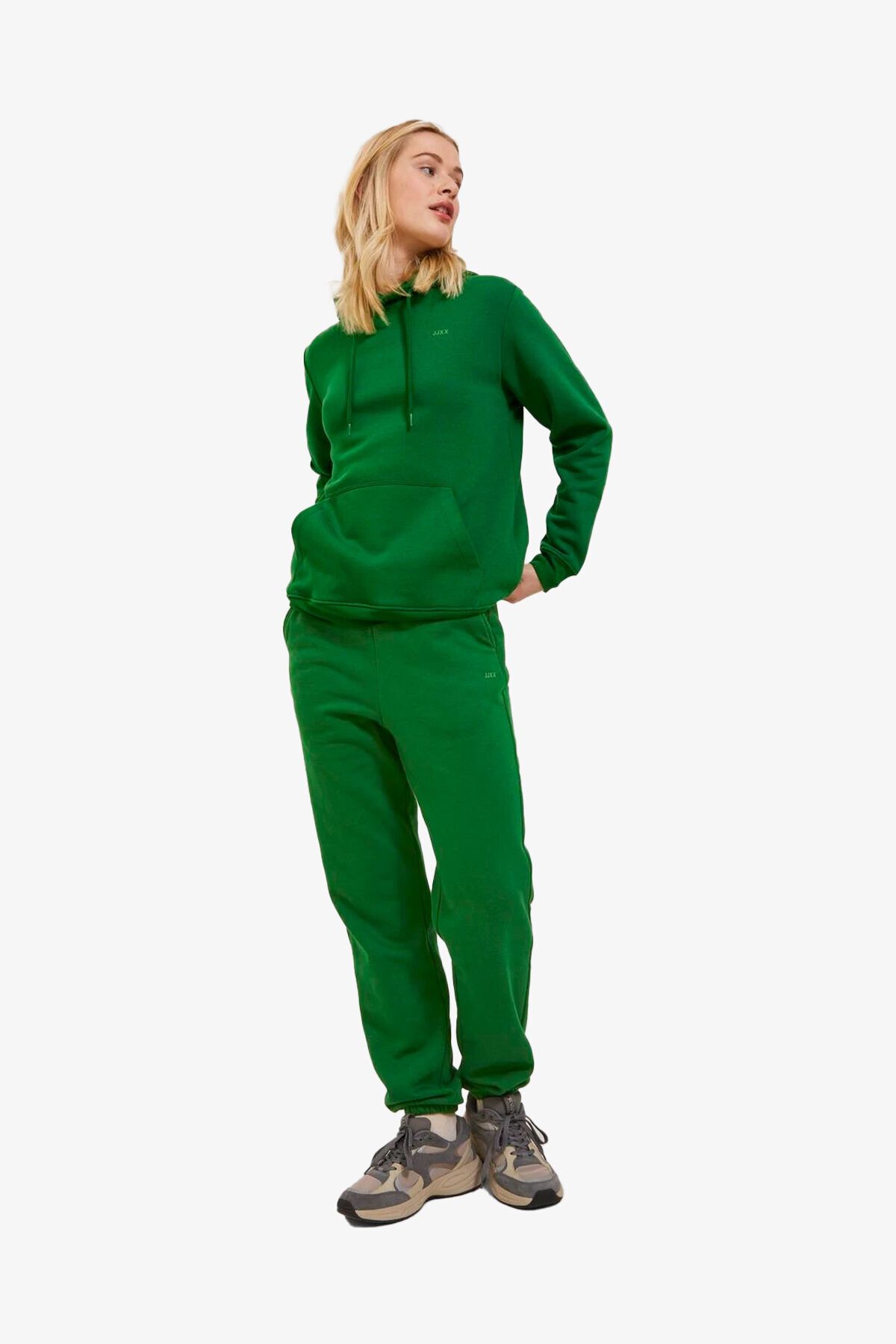 JJXX-Pantaloni de trening pentru femei Jxabbie Rlx Green - 12223960   Formalgarden 2