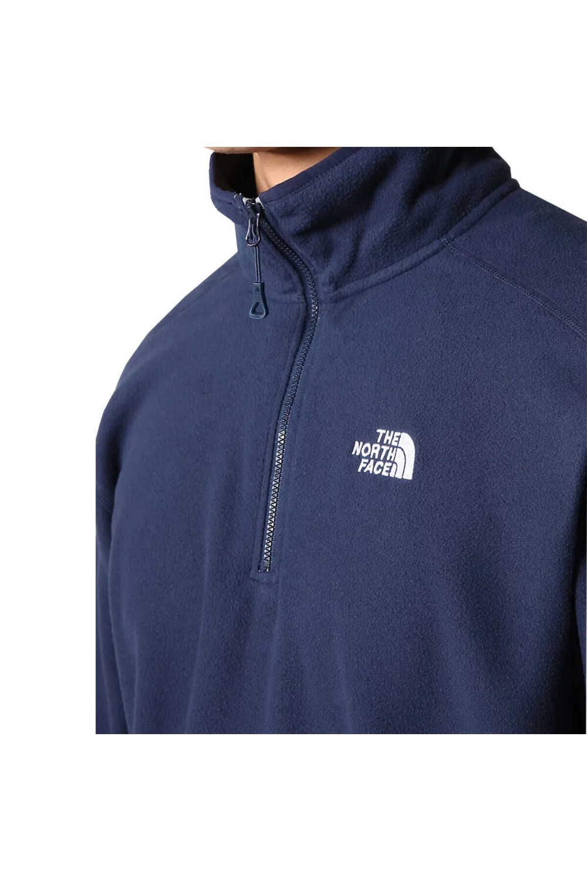پلیور آبی مردانه Northface Male 100 Glacer 1 4 ZIP EU قزاق The North Face