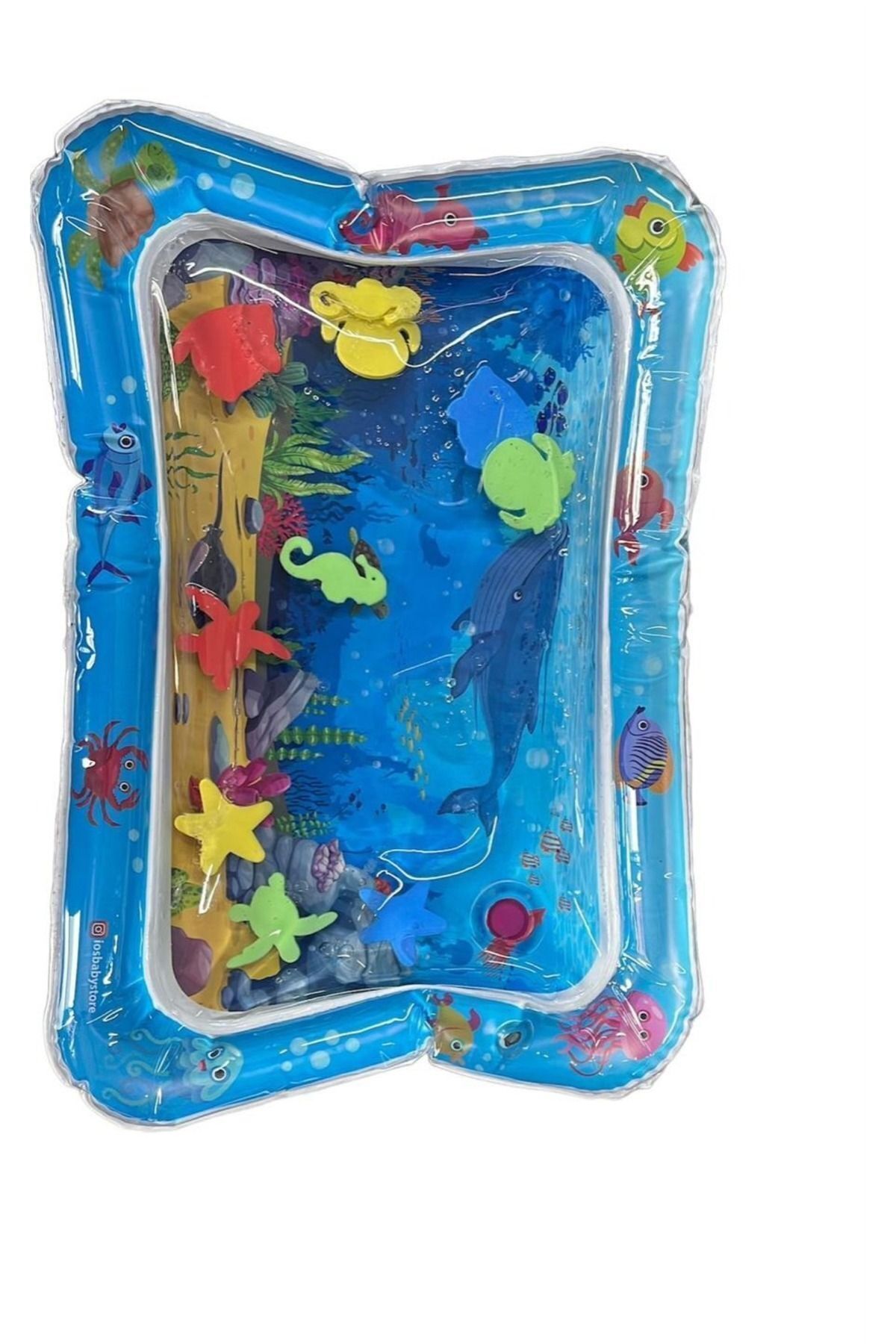 تشک بازی آبی کودک (زمان شکم‌بازی) زمان فعالیت کودک، مناسب برای هر دو جنس