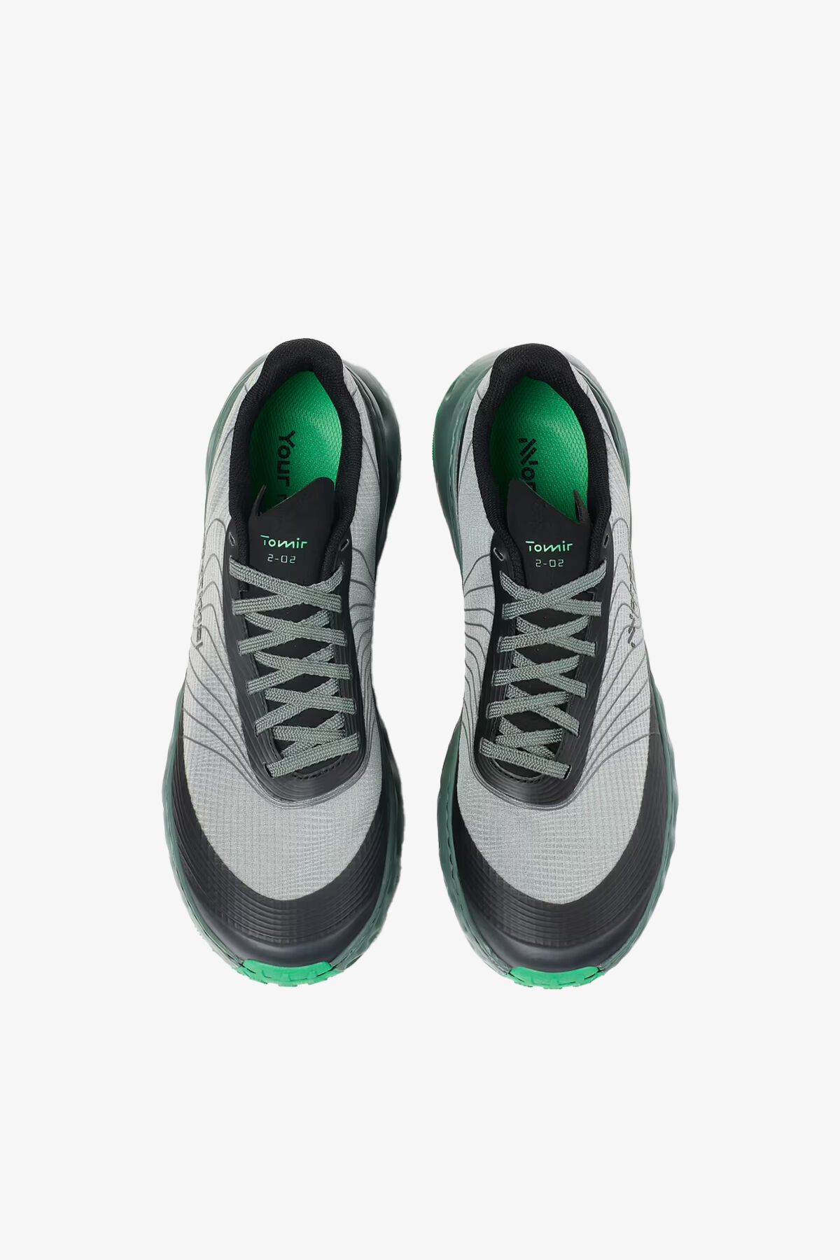 NNormal-Tomir 2.0 Unisex Green Running Booties - N2ZTR02-007 3