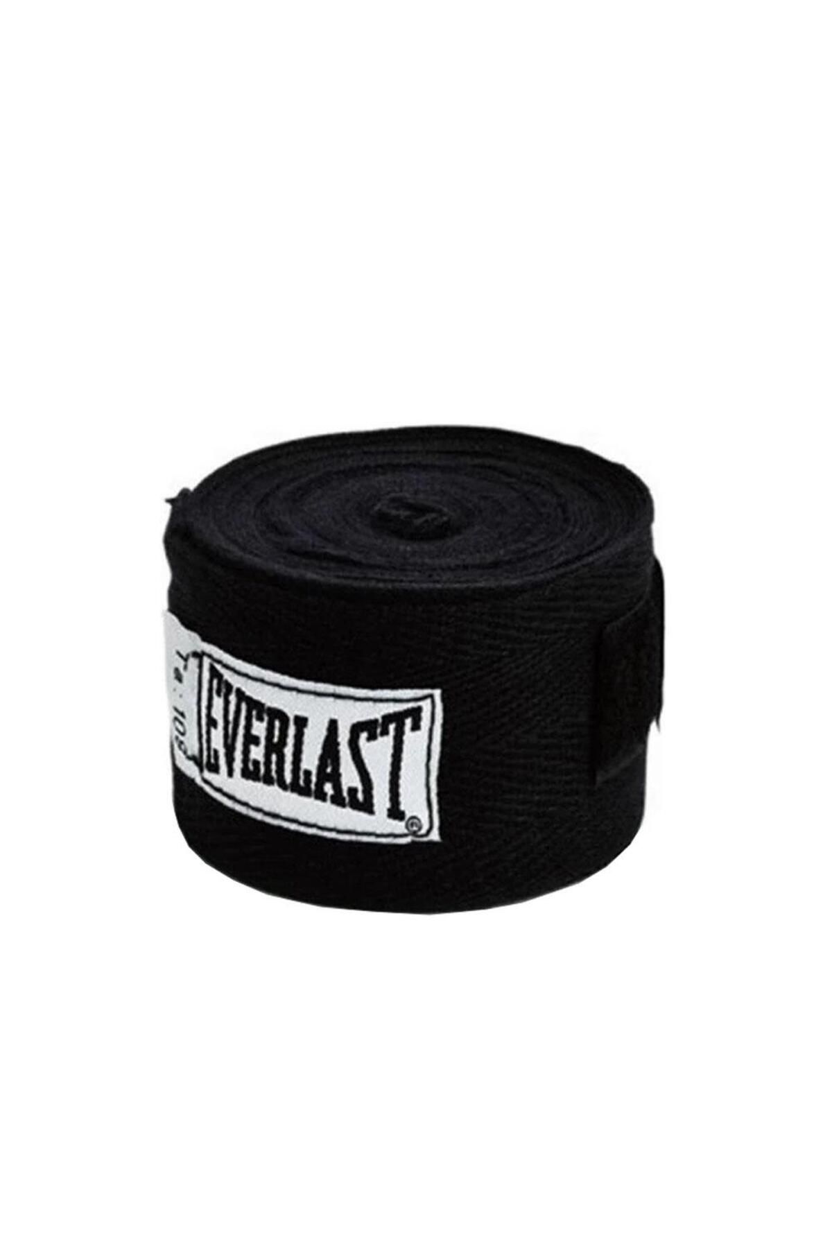تجهیزات بوکس چند رنگ مردانه و زنانه 120 3.04 متر باند پنبه سیاه Everlast