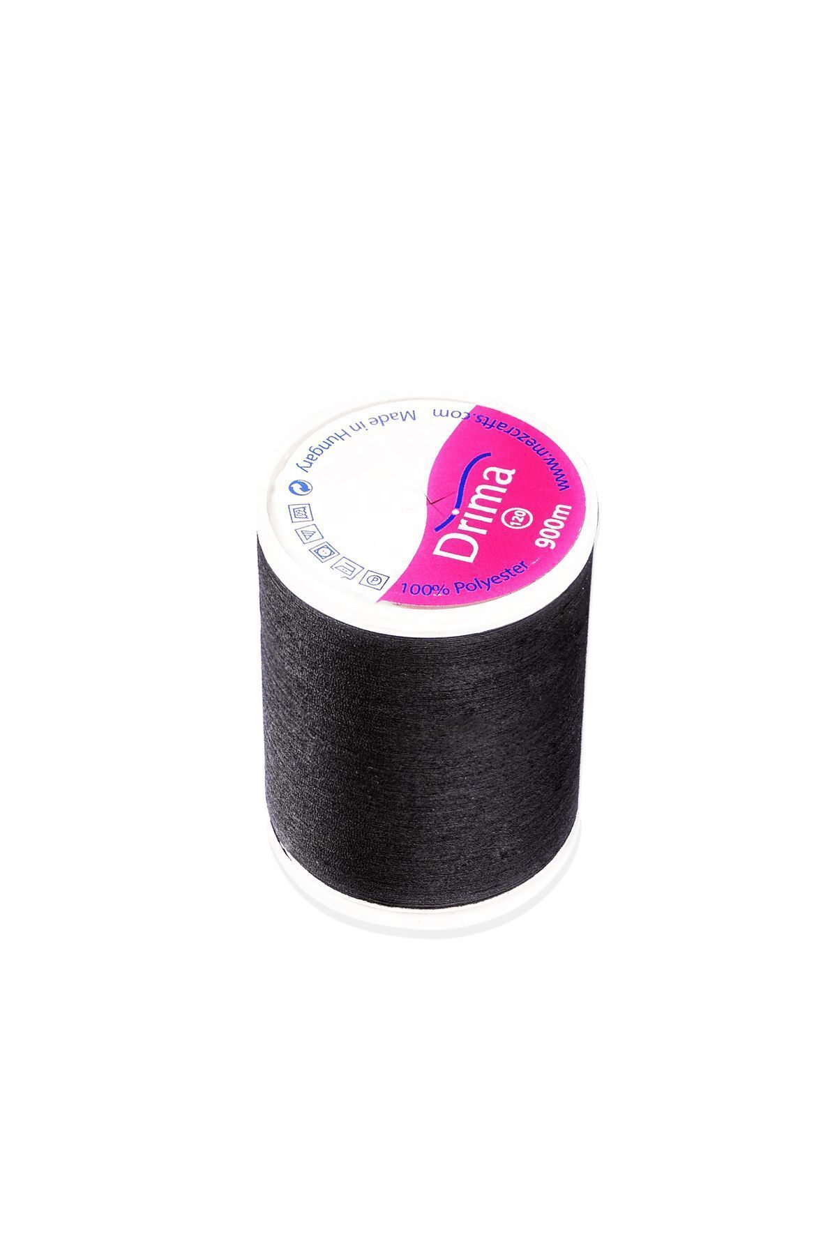 Durable and Quality 3-Layer Drima Black Sewing Thread 900 Meters 100% Polyester