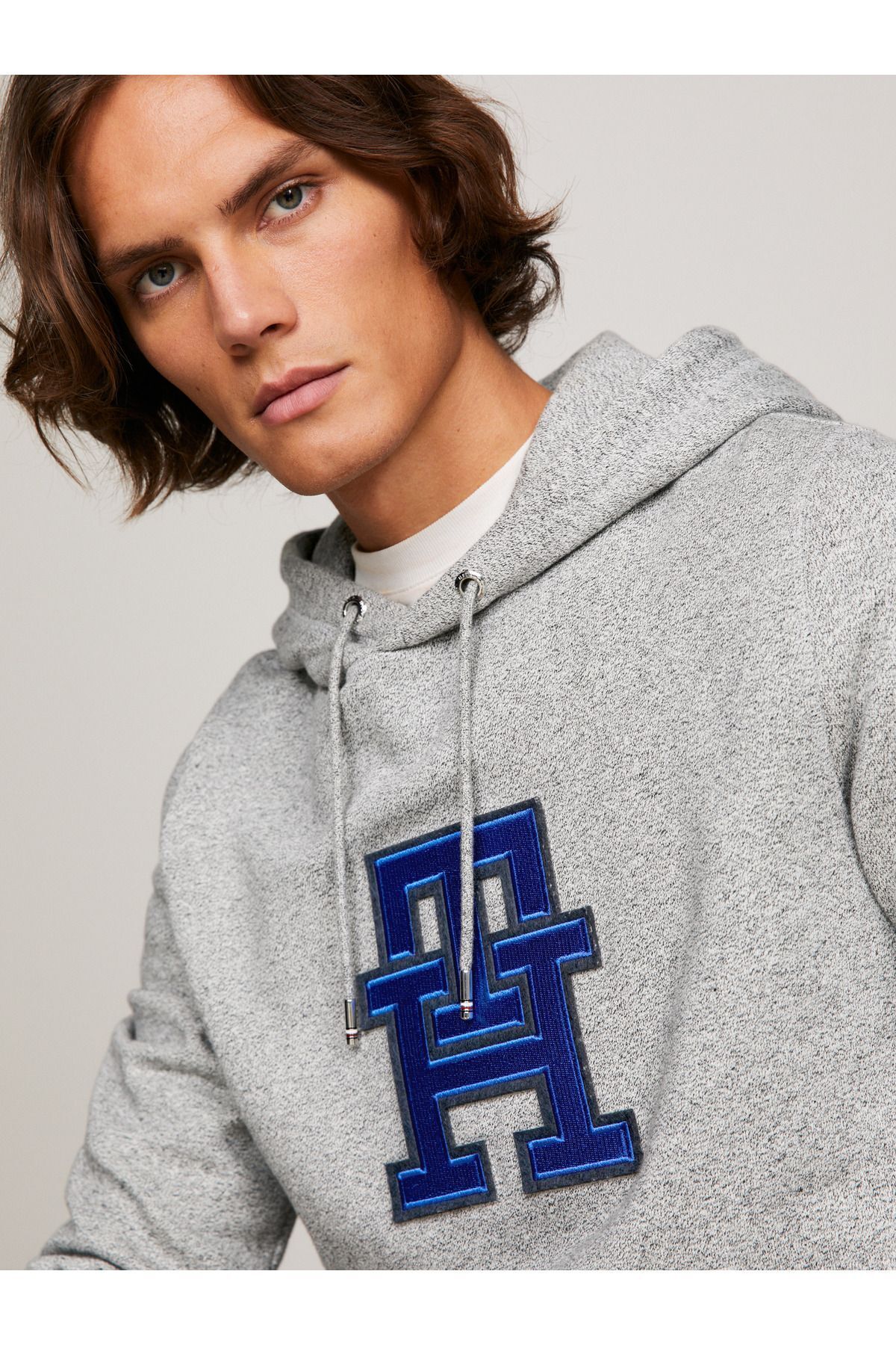 سویشرت مردانه خاکستری تامی هیلفیگرTommy Hilfiger | MW0MW32739 اورجینال - تصویر 4