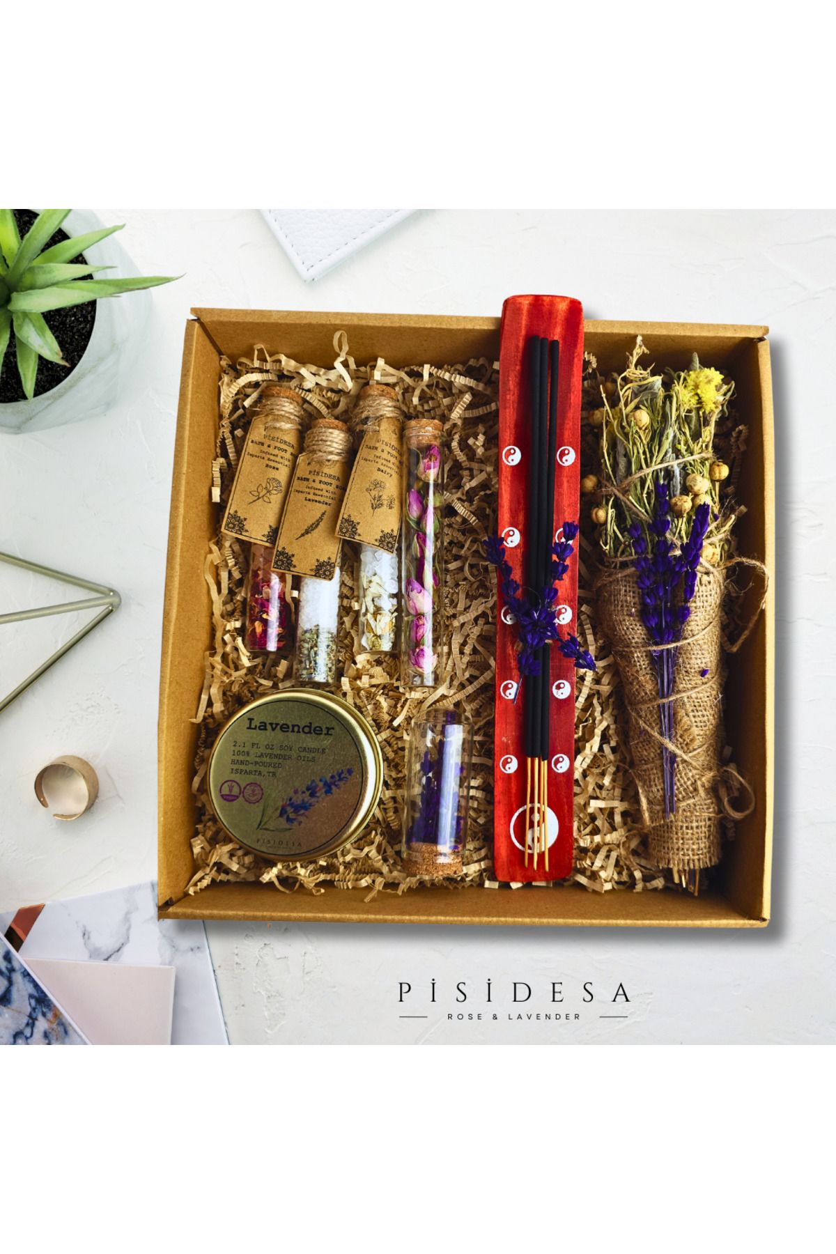coffret de printemps à la lavande premium package