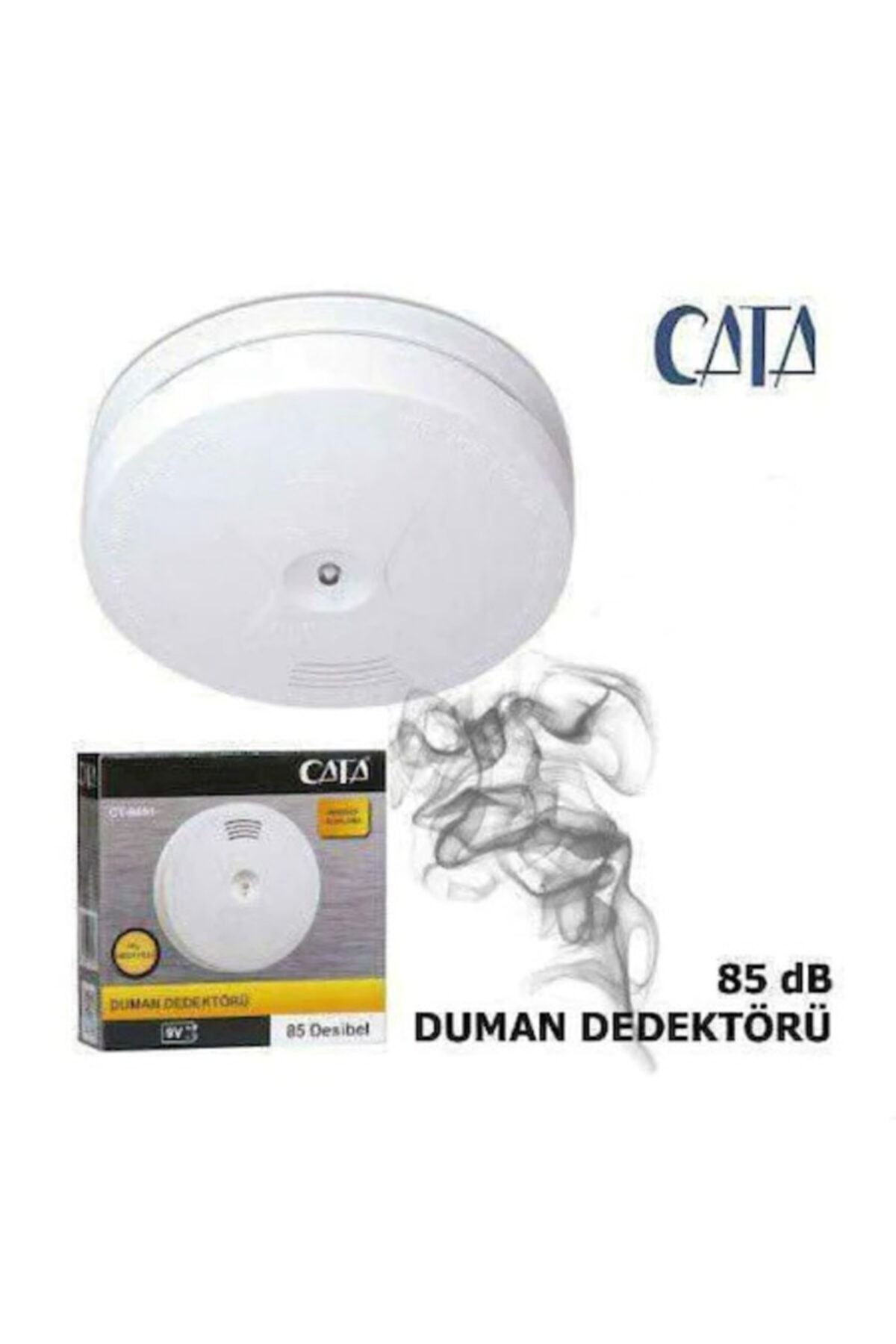 Ct-9451 9v Pilli Duman Dedektörü Pil Hariçtir