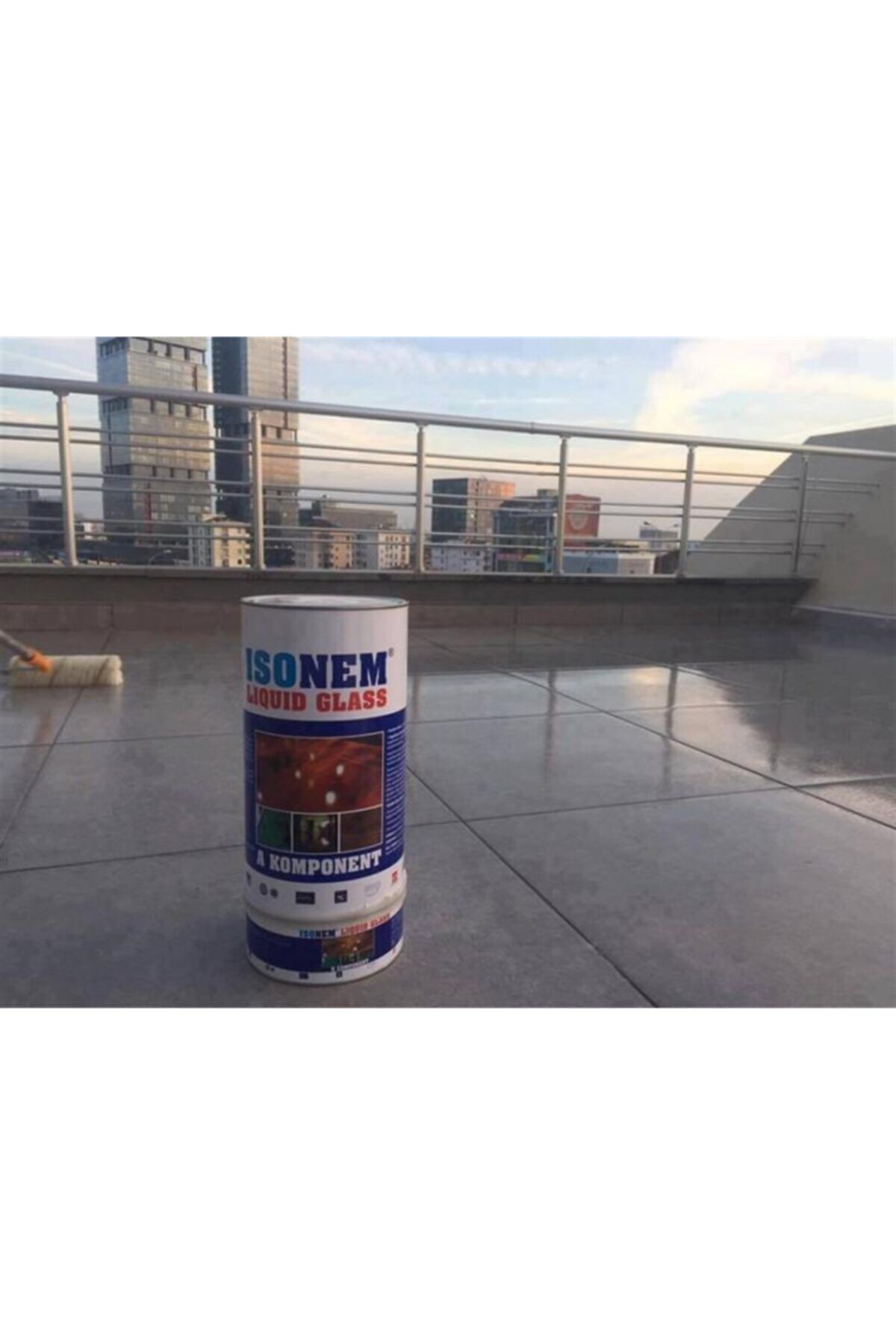 Liquıd Glass Liquid Glass Transparent Glossy Floor Waterproofing 2 Kg