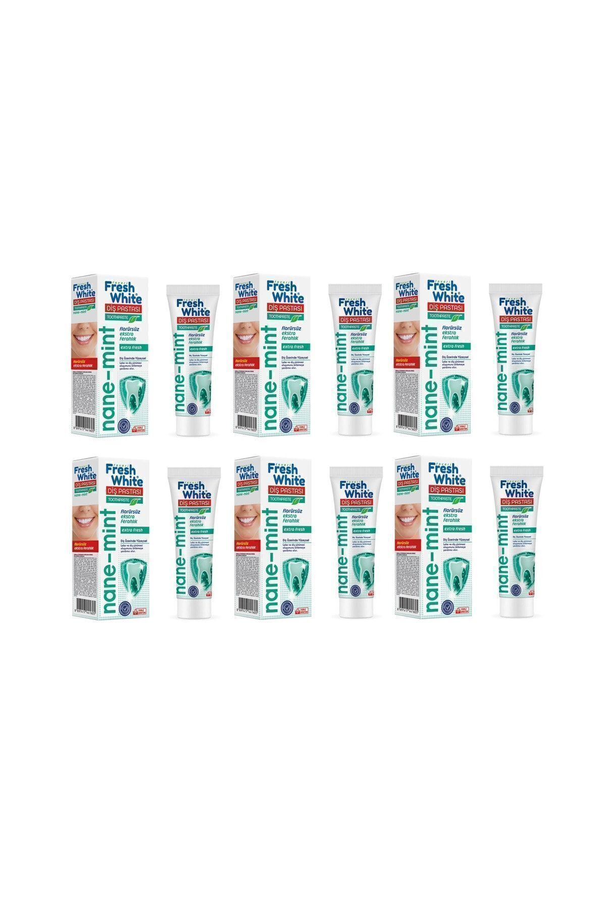 محصولات سفیدکننده دندان کیک سفید تازه کف نعناع فوق العاده بزرگ 90 گرم X 6 قطعه Fresh White