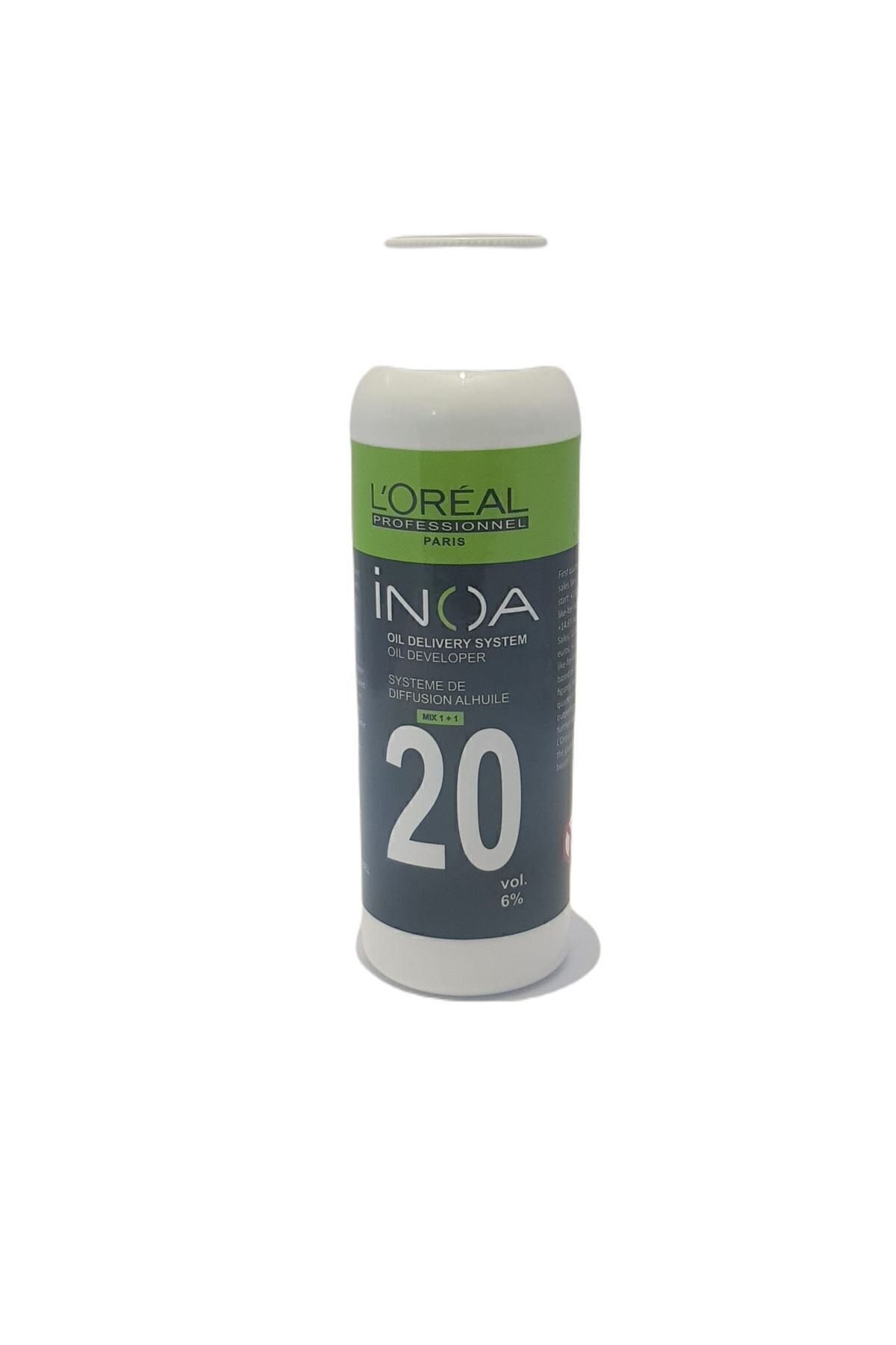 محصول روشن کننده رنگ مو کرمی Loreal INOA 20 جلد 6 ٪ کرم اکسیدان آمونیال 70 میل پر کردن اصلی İNOA