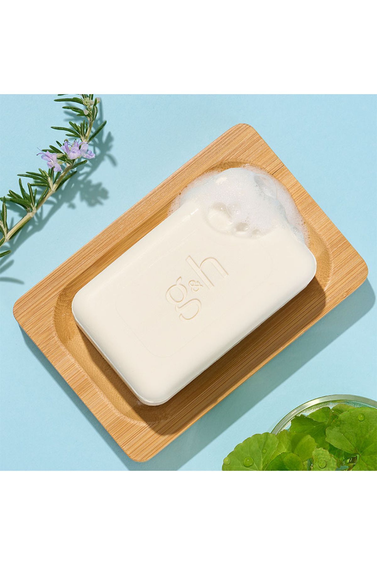 صابون 6 تکه گیاهی Protect محافظ آنتی اکسیدانی تهیه شده با پری بیوتیک ها و چای سبز G&h