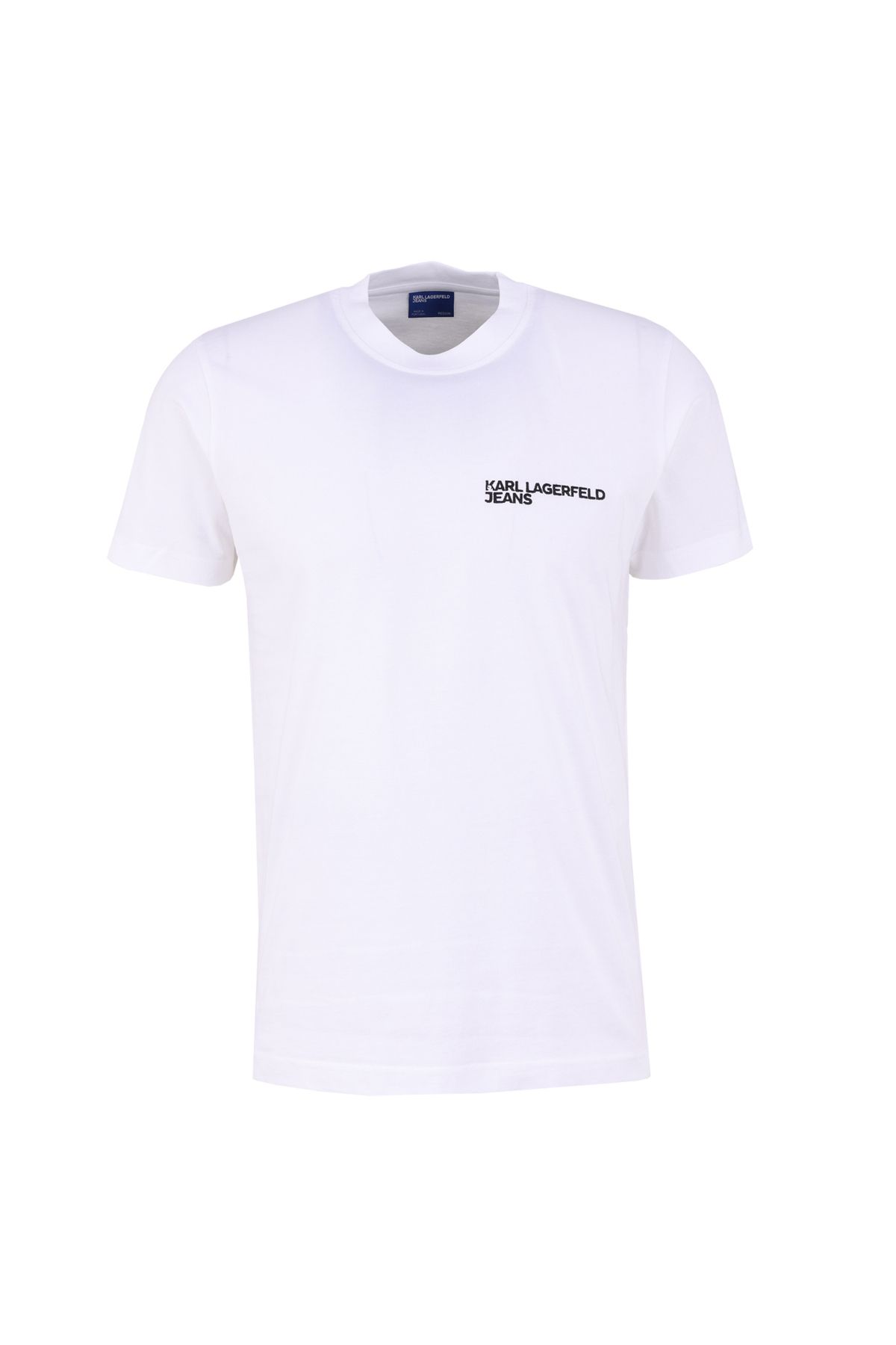 Karl Lagerfeld Jeans Beyaz Erkek T Shirt 241D1700 KLJ SLIM SSLV TEE