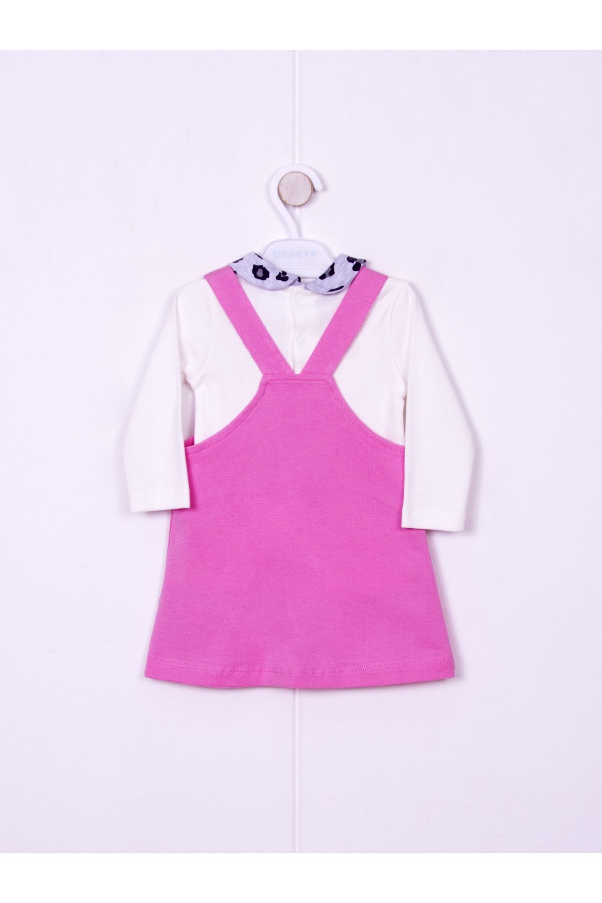 Aydodo Fuşya Jile Kız Bebek 2'li Takım 6-9/9-12/18-24/24-36 Ay fotoğrafı 3 (önizleme)