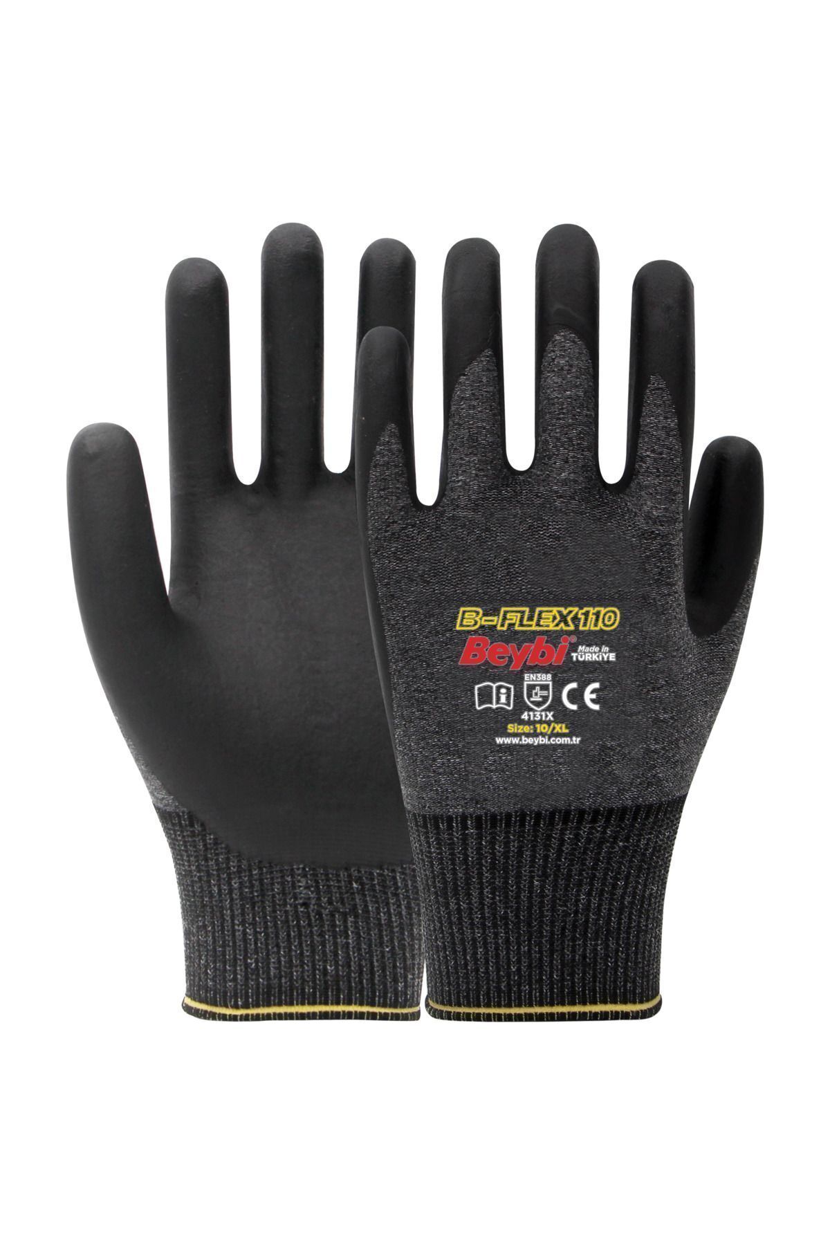 Beybi B-Flex110 Likralı Nitril Eldiven 12 Çift