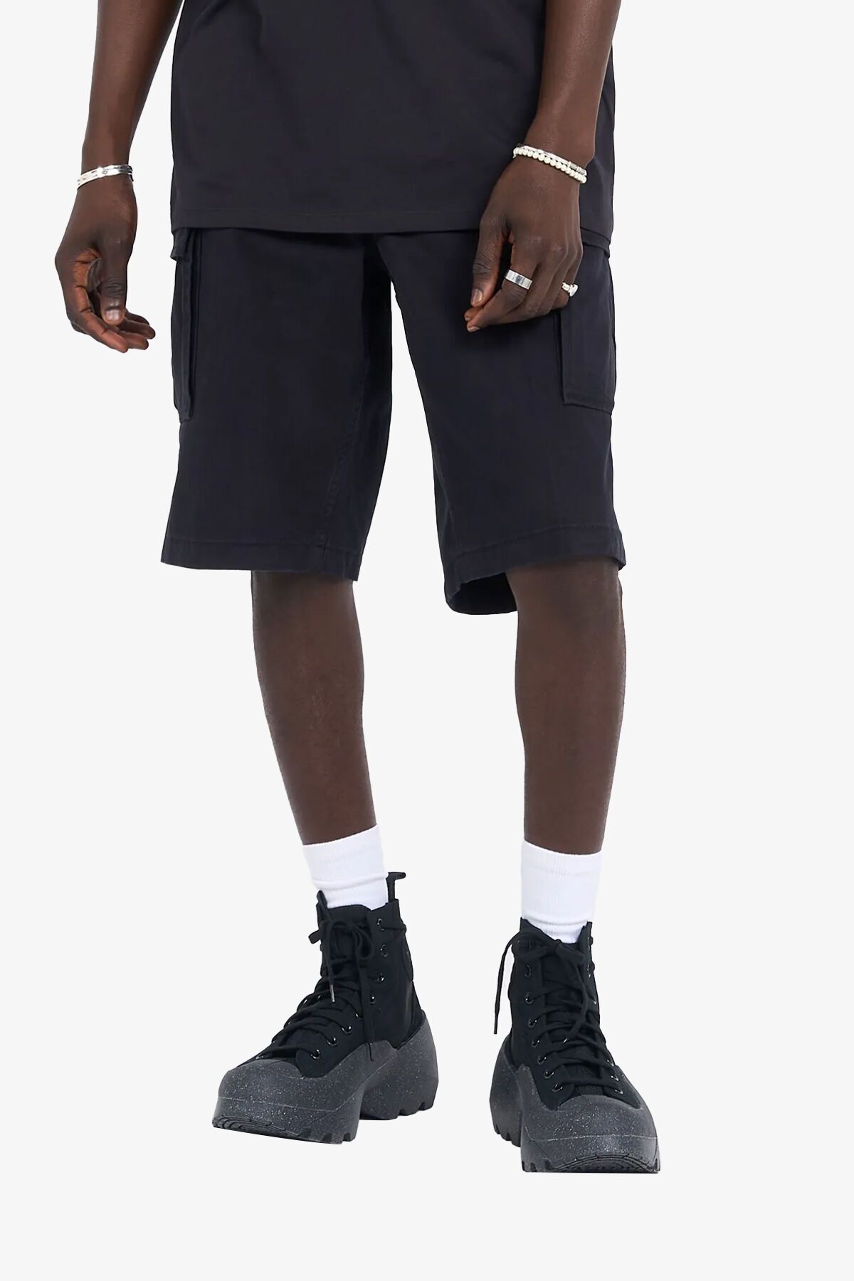 شورت باربری مشکی مردانه Twill Tb0a5u1b0011 Timberland
