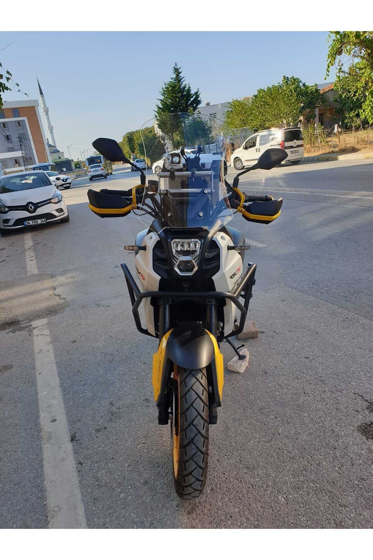 RKS SVT 650 X Siperlik Ön Cam 2023-2025 Model 50cm Şeffaf Renkli 4mm UZUN CAM