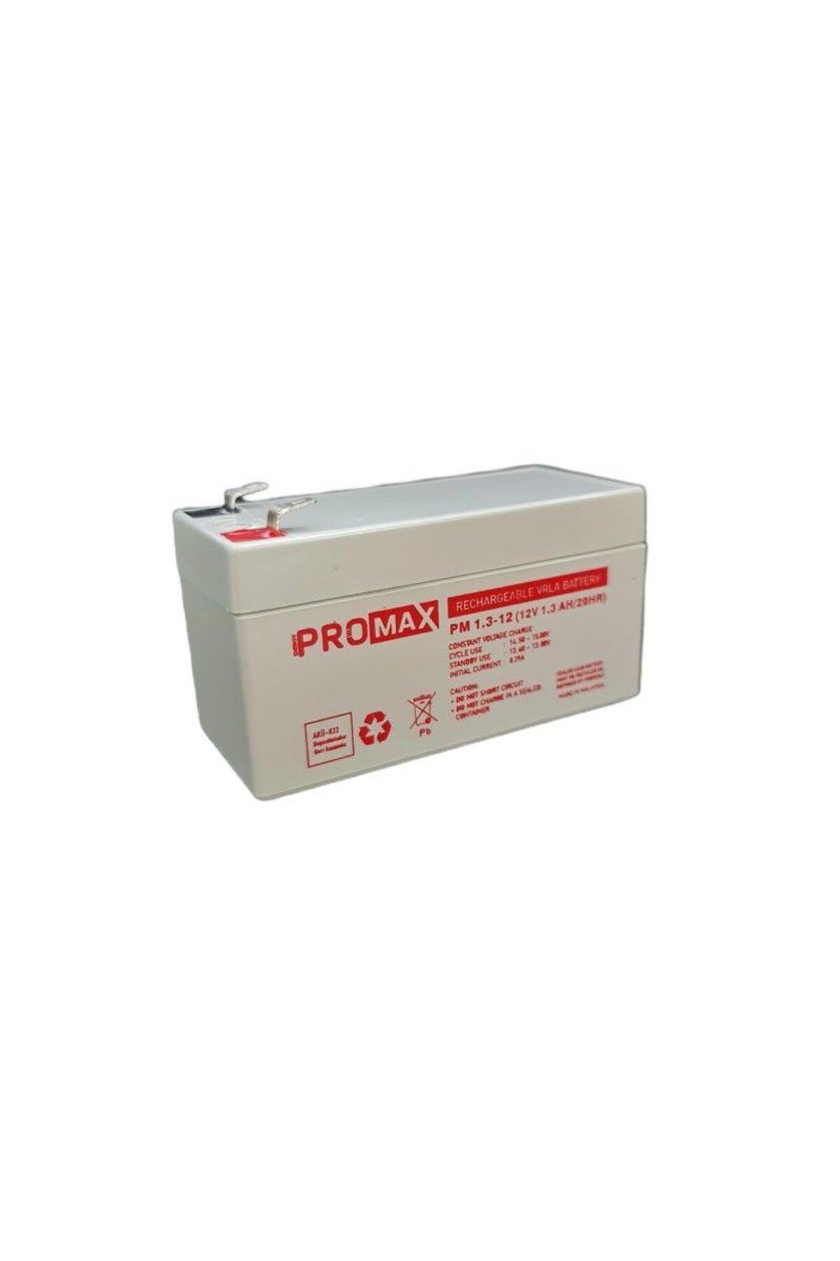 electroon Energy Promax 12volt 1.3amper Akü 12v 1.3ah