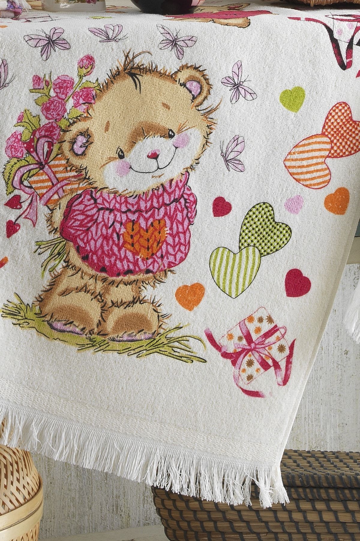 LADYNİL-Kitchen Towel 40x60 100% Cotton Set of 8 2