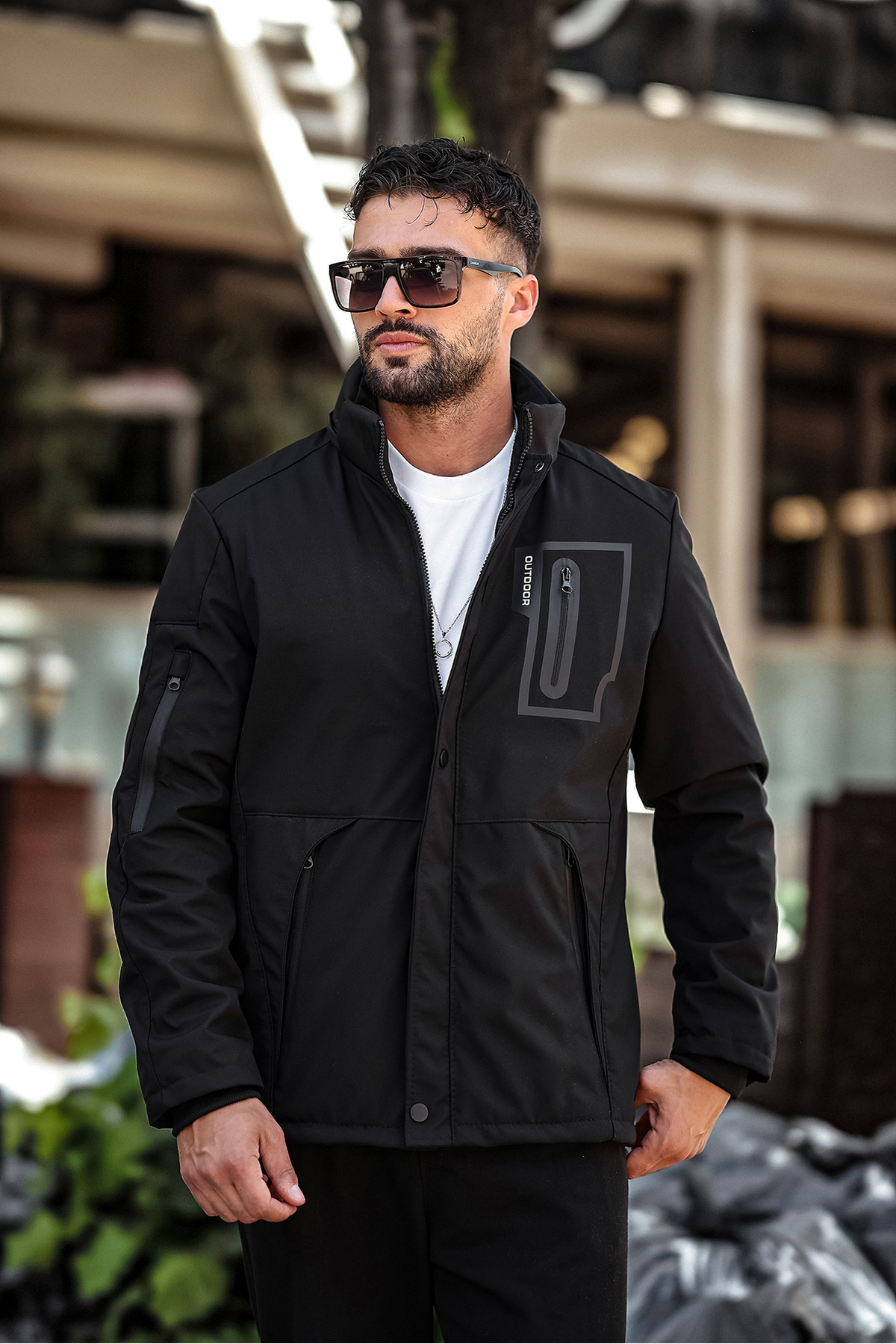  کاپشن مردانه Softshell با آب سرد، ضد باد در فضای باز