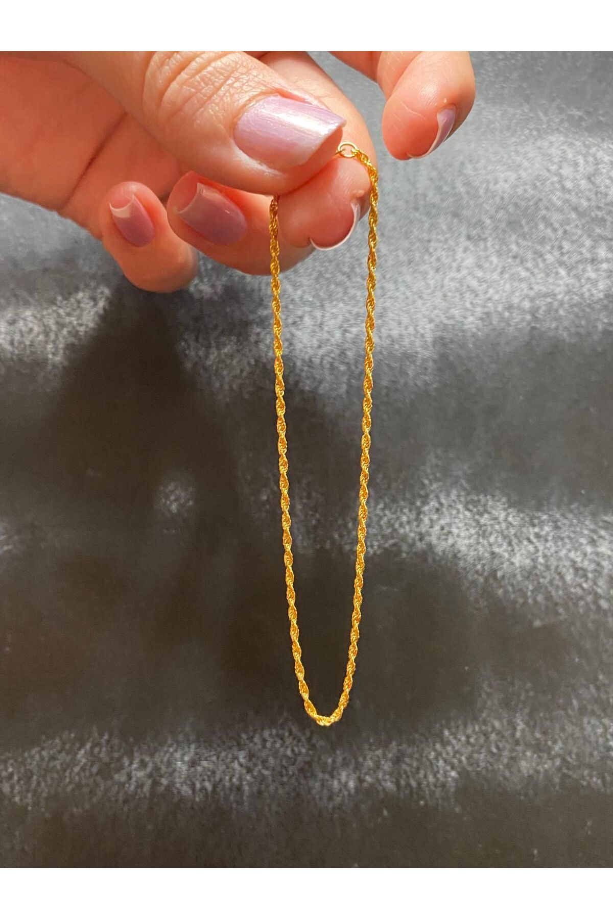 RUHBAŞ PIRLANTA 14 AYAR ALTIN HALAT 1.50 MİLİM BİLEKLİK