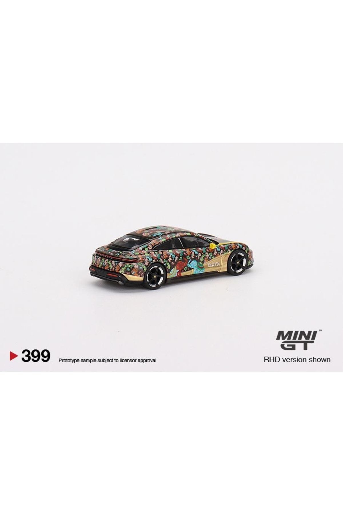 mini gt 399 Porsche Taycan Turbo S Naraya 1:64 Model Araba