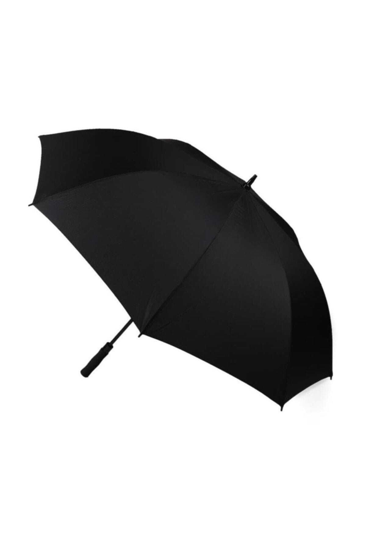 Zeus&Co. Protokol Büyük Boy Karbon Fiber Baston Şemsiye 135cm Çap görsel 2