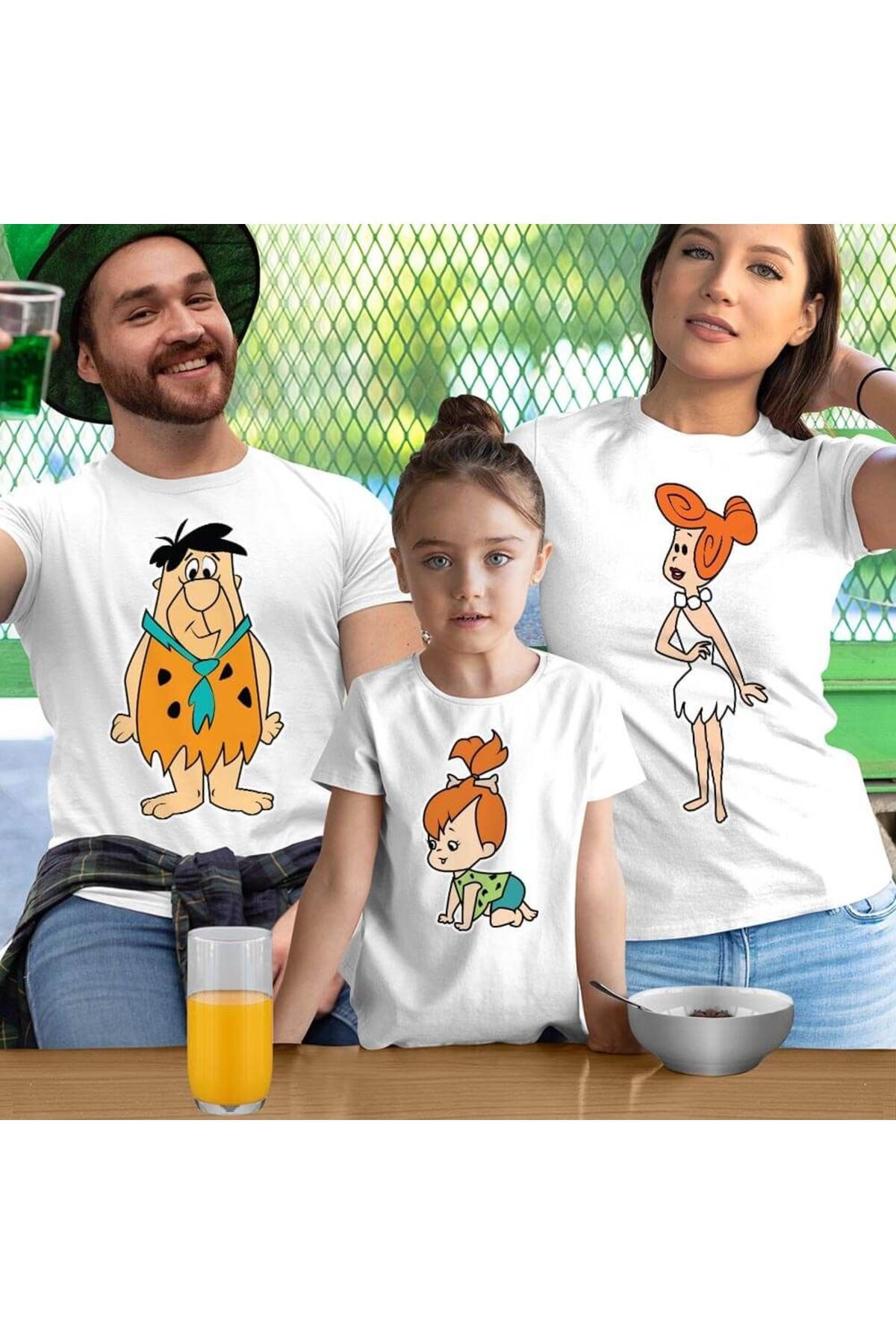 uniquedesign Combinație De Familie Flintstone Pentru Mamă Și Fiică Unisex - S/M