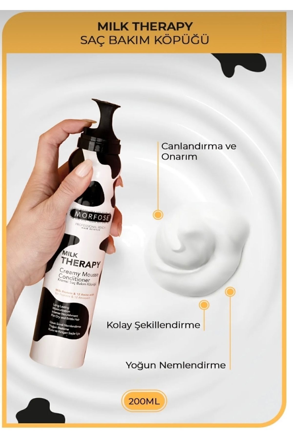 Morfose Milk Therapy Köpük 200 Ml — GREG — تصویر 2 از 3
