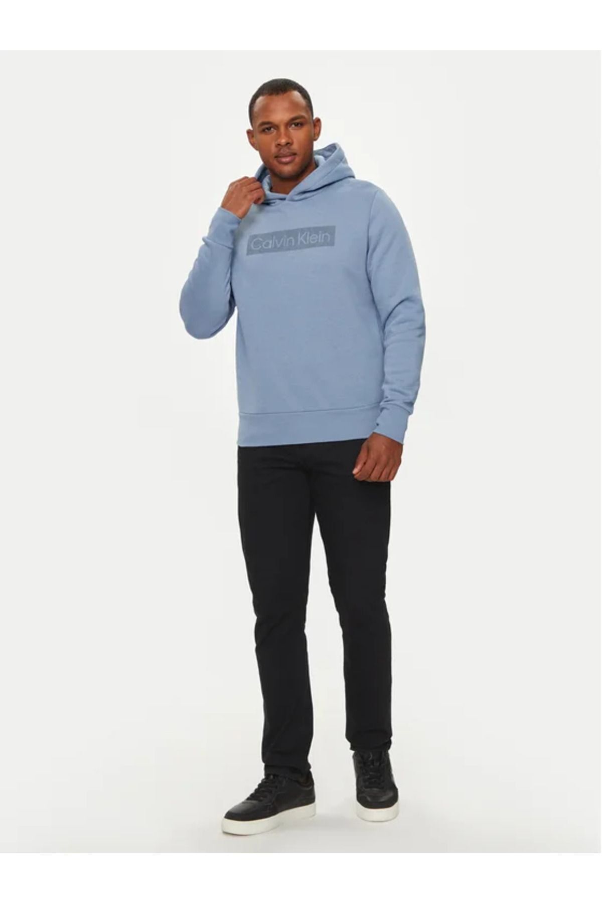 شلوار جین مردانه عادی خاص برش باریک و مشکی 2 K10K11239 1AP Calvin Klein