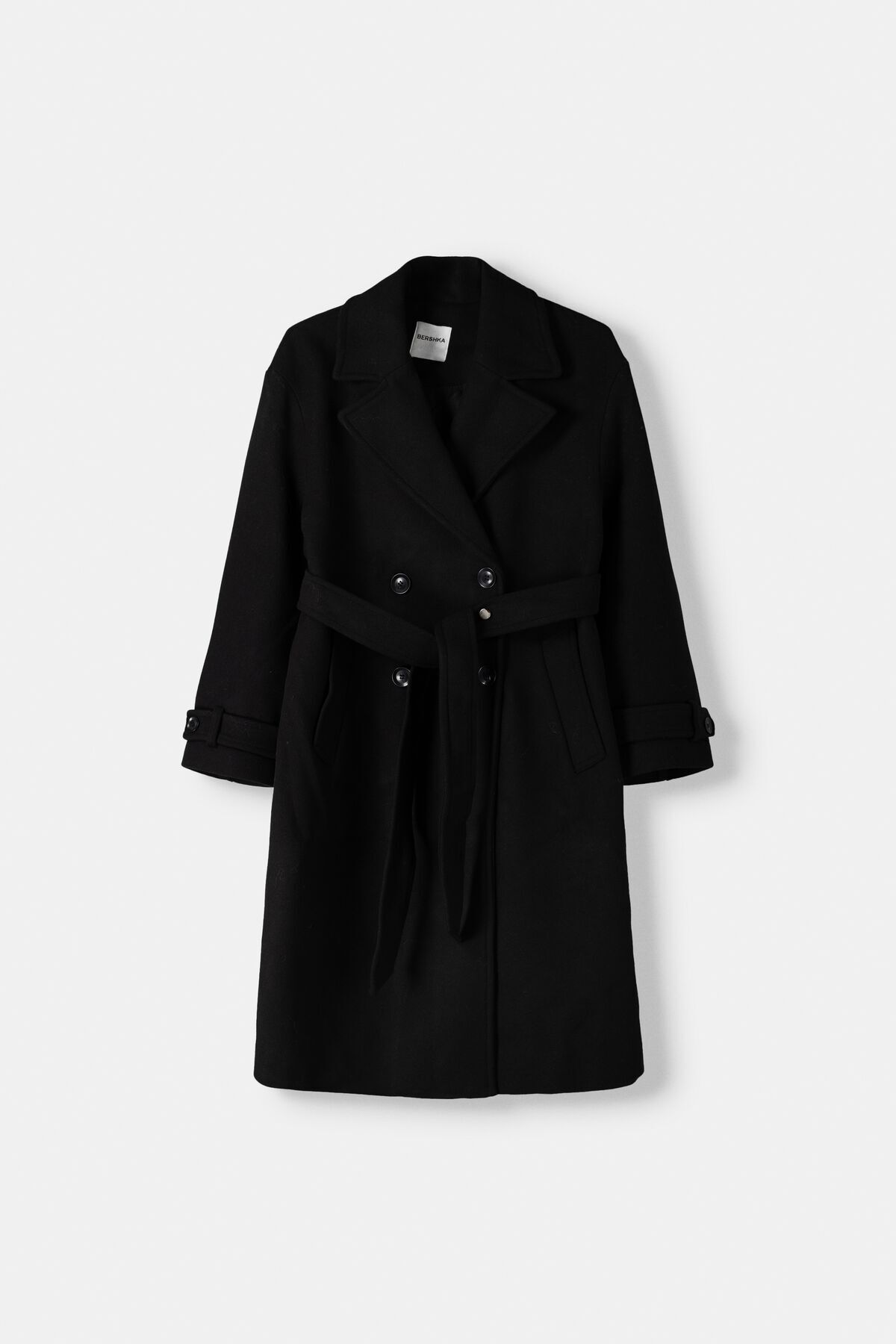 پالتو زنانه برشکا رنگ سیاه Bershka