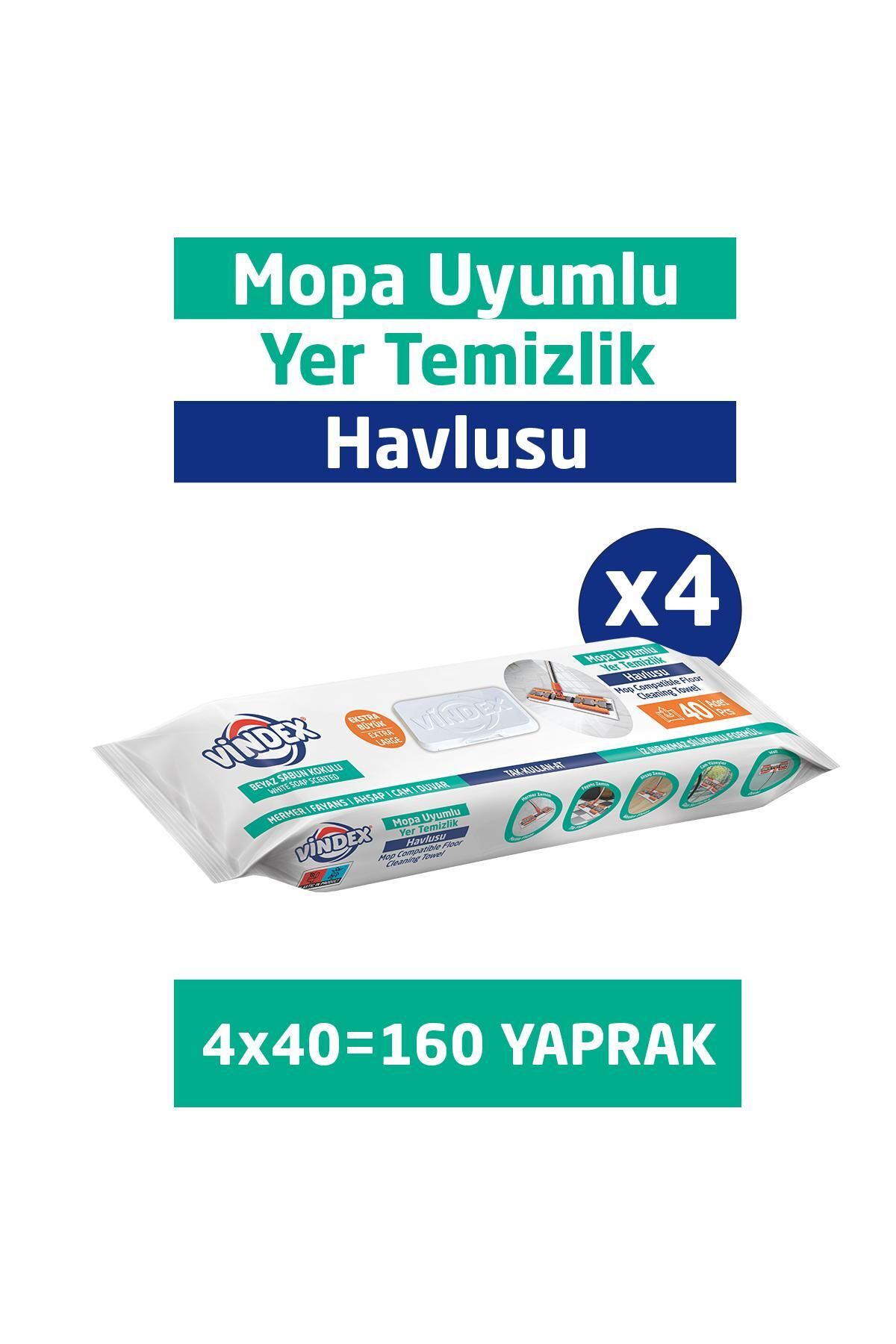 MOPA UYUMLU YER TEMİZLİK HAVLUSU 4'LÜ